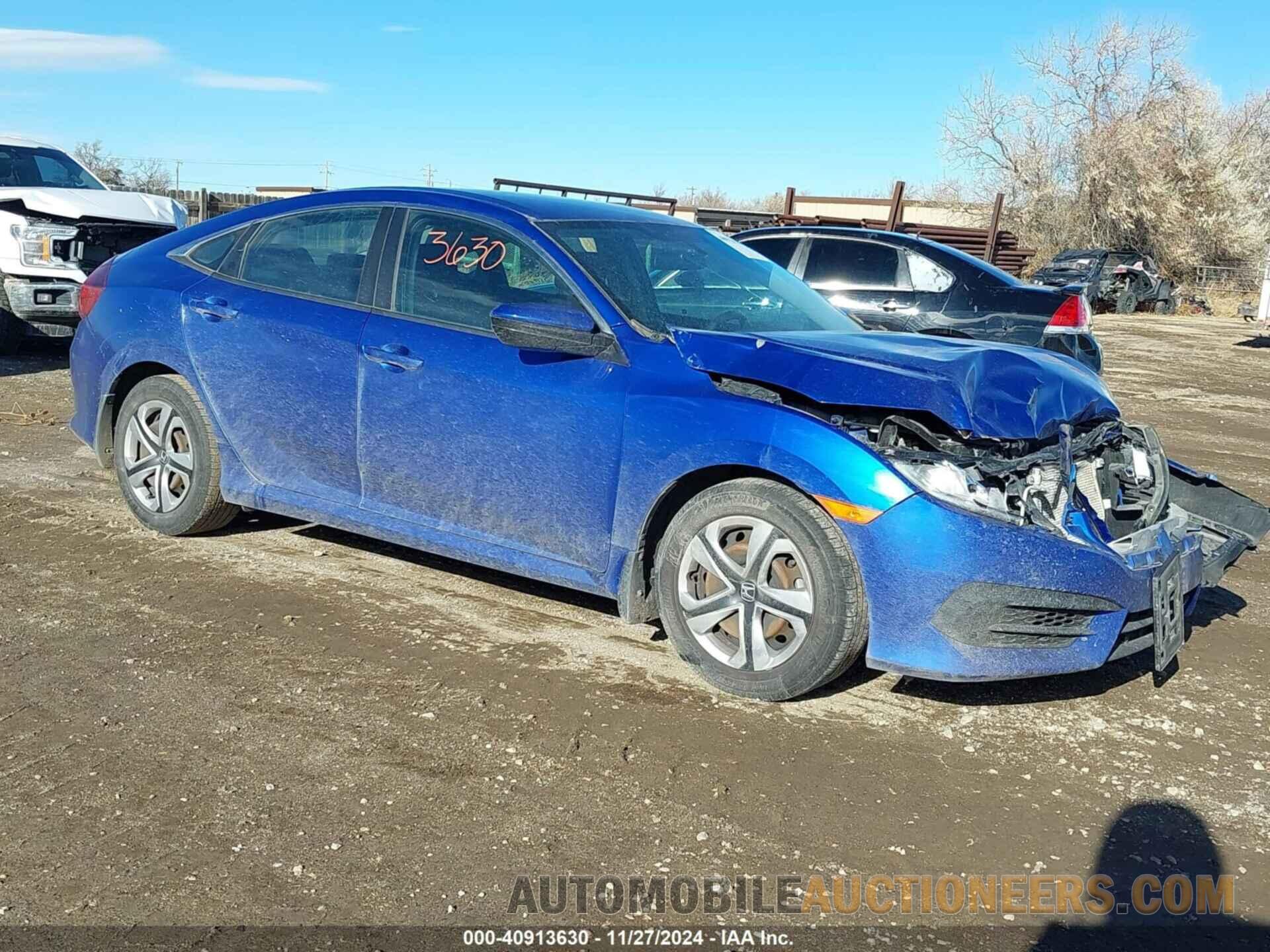 2HGFC2F5XGH564360 HONDA CIVIC 2016