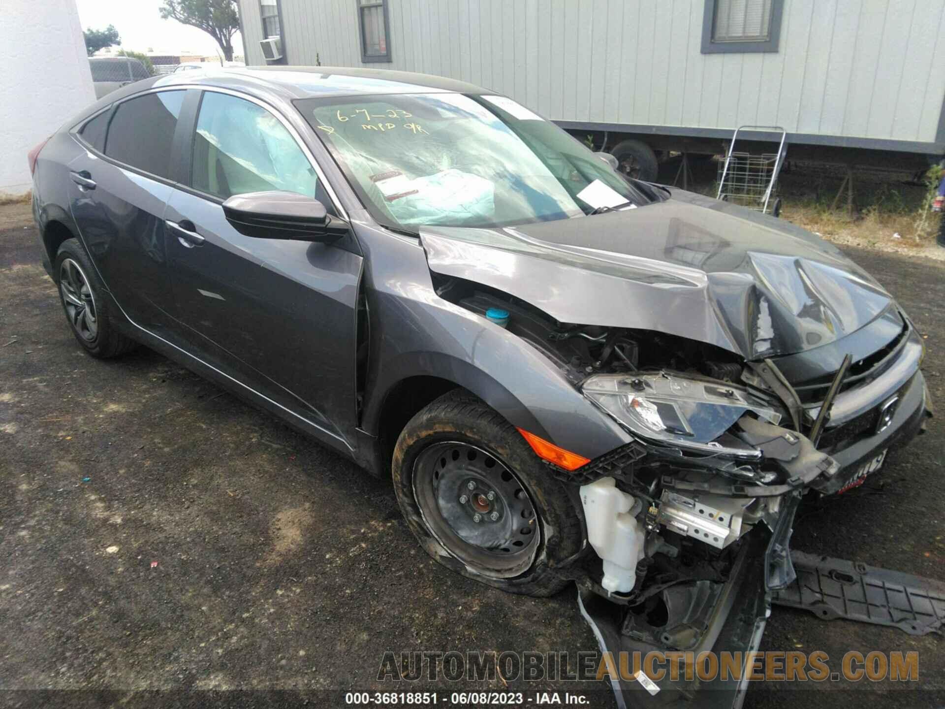 2HGFC2F68KH595818 HONDA CIVIC SEDAN 2019