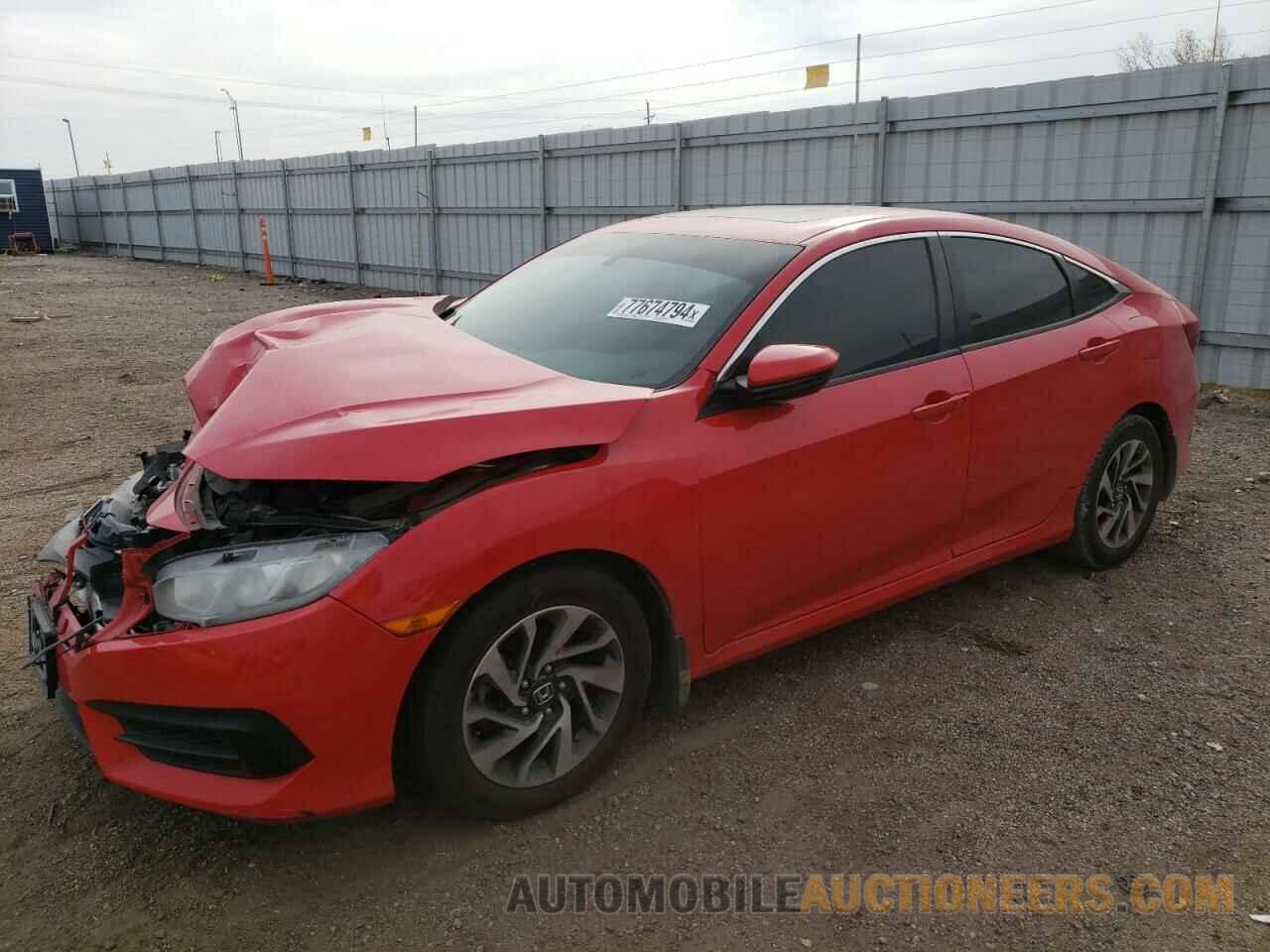 2HGFC2F78GH563418 HONDA CIVIC 2016