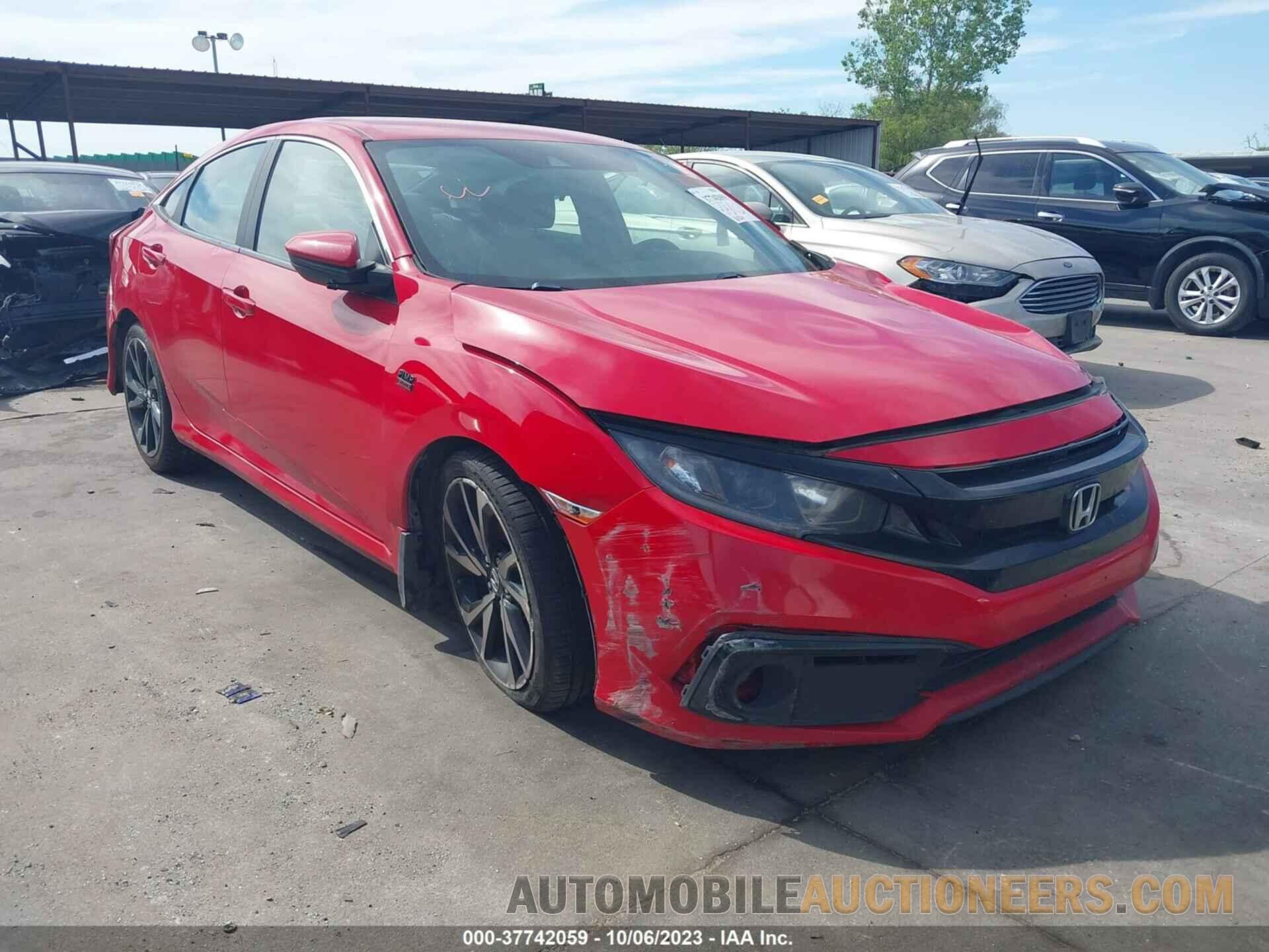 2HGFC2F80KH516501 HONDA CIVIC SEDAN 2019