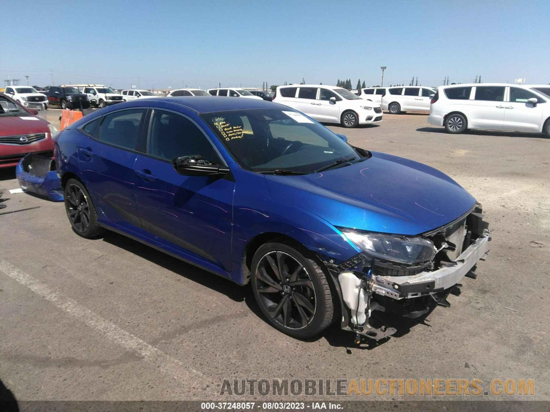 2HGFC2F80KH523917 HONDA CIVIC SEDAN 2019