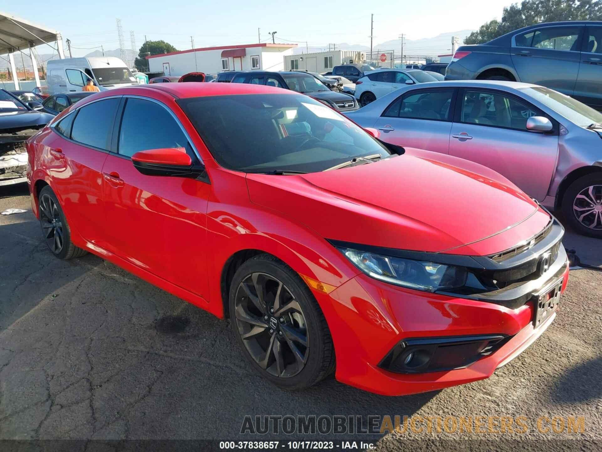 2HGFC2F80KH541348 HONDA CIVIC SEDAN 2019