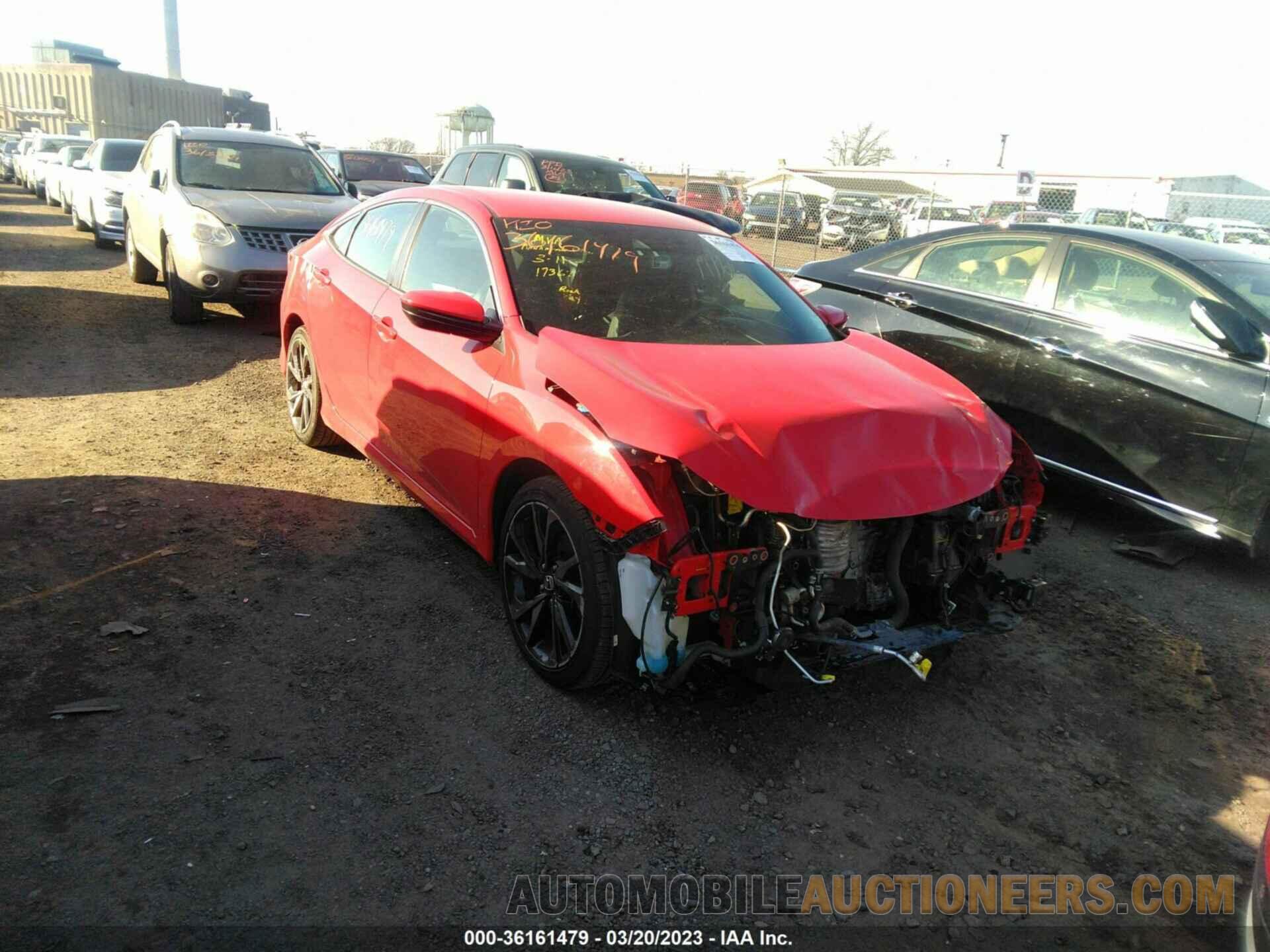 2HGFC2F80KH541382 HONDA CIVIC SEDAN 2019