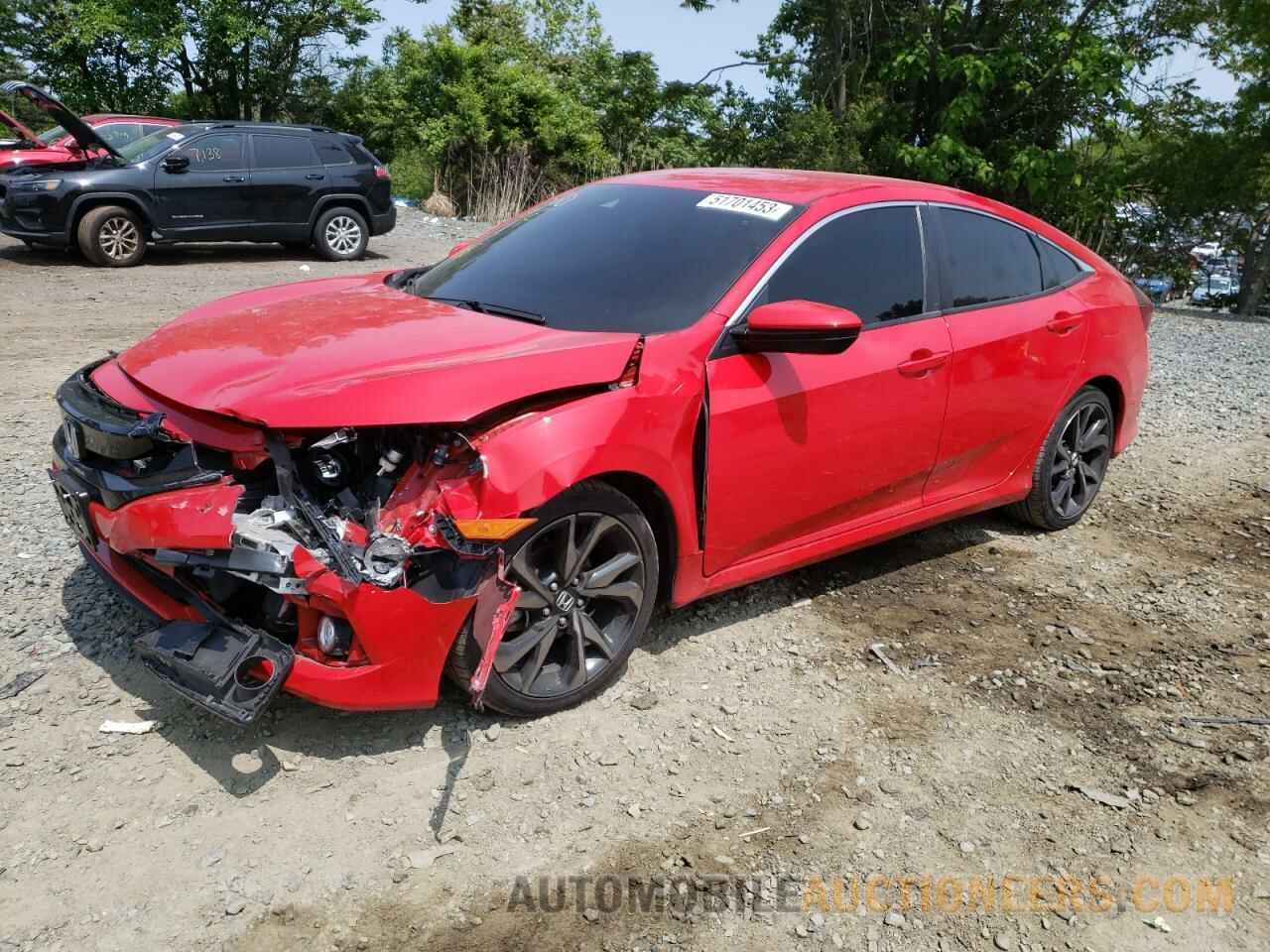 2HGFC2F80KH541396 HONDA CIVIC 2019