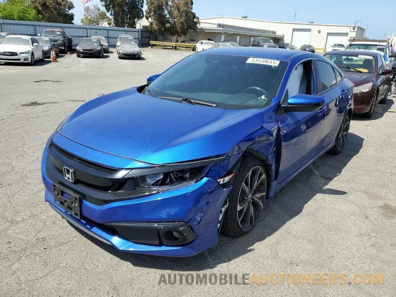 2HGFC2F80KH551765 HONDA CIVIC 2019