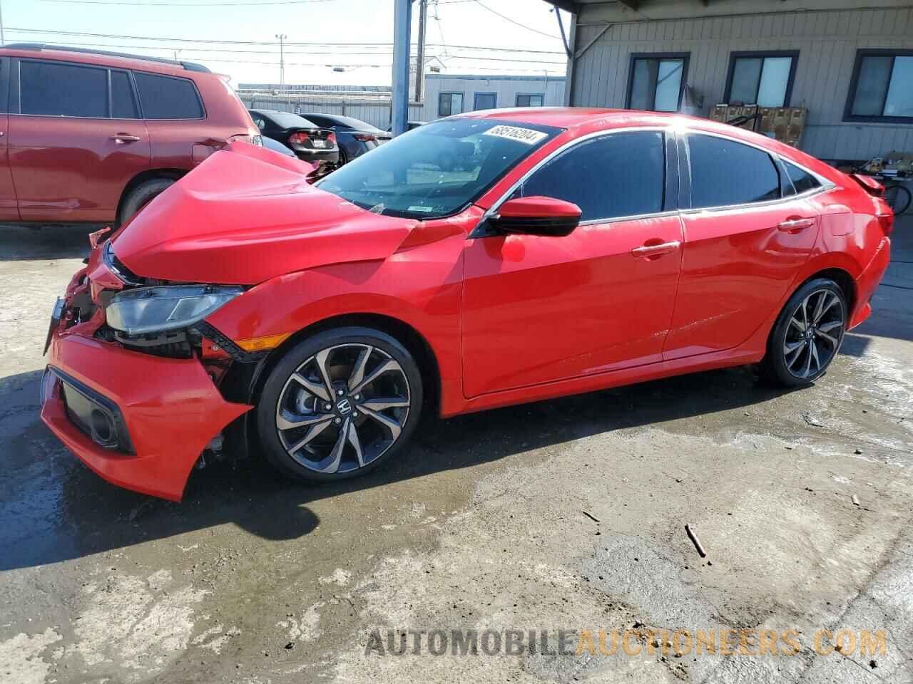 2HGFC2F80KH564306 HONDA CIVIC 2019