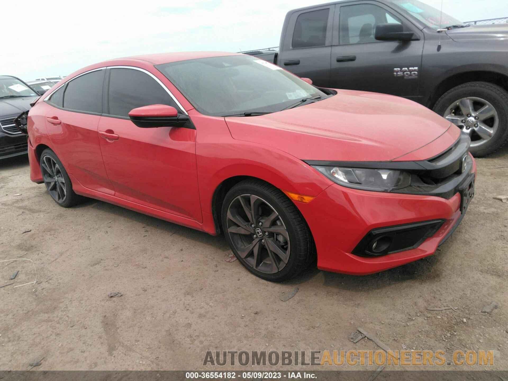 2HGFC2F80KH585544 HONDA CIVIC SEDAN 2019