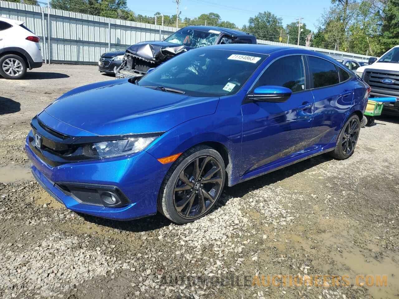 2HGFC2F80MH510023 HONDA CIVIC 2021