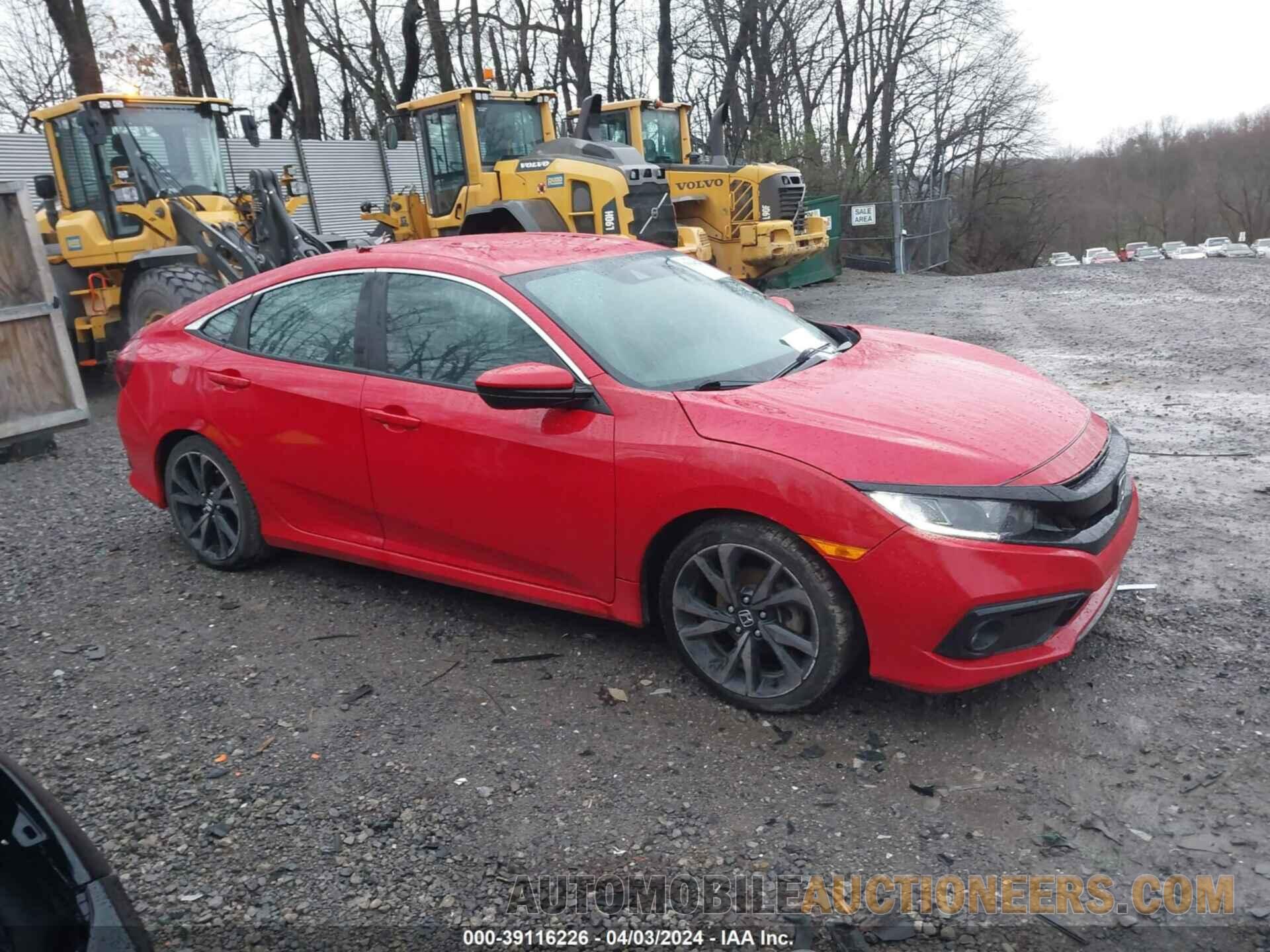 2HGFC2F80MH512533 HONDA CIVIC 2021