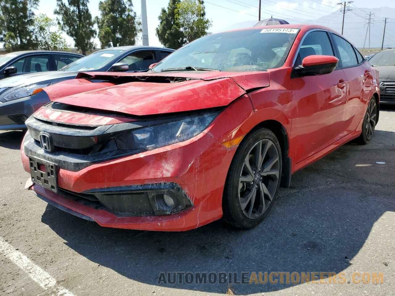 2HGFC2F81MH530071 HONDA CIVIC 2021