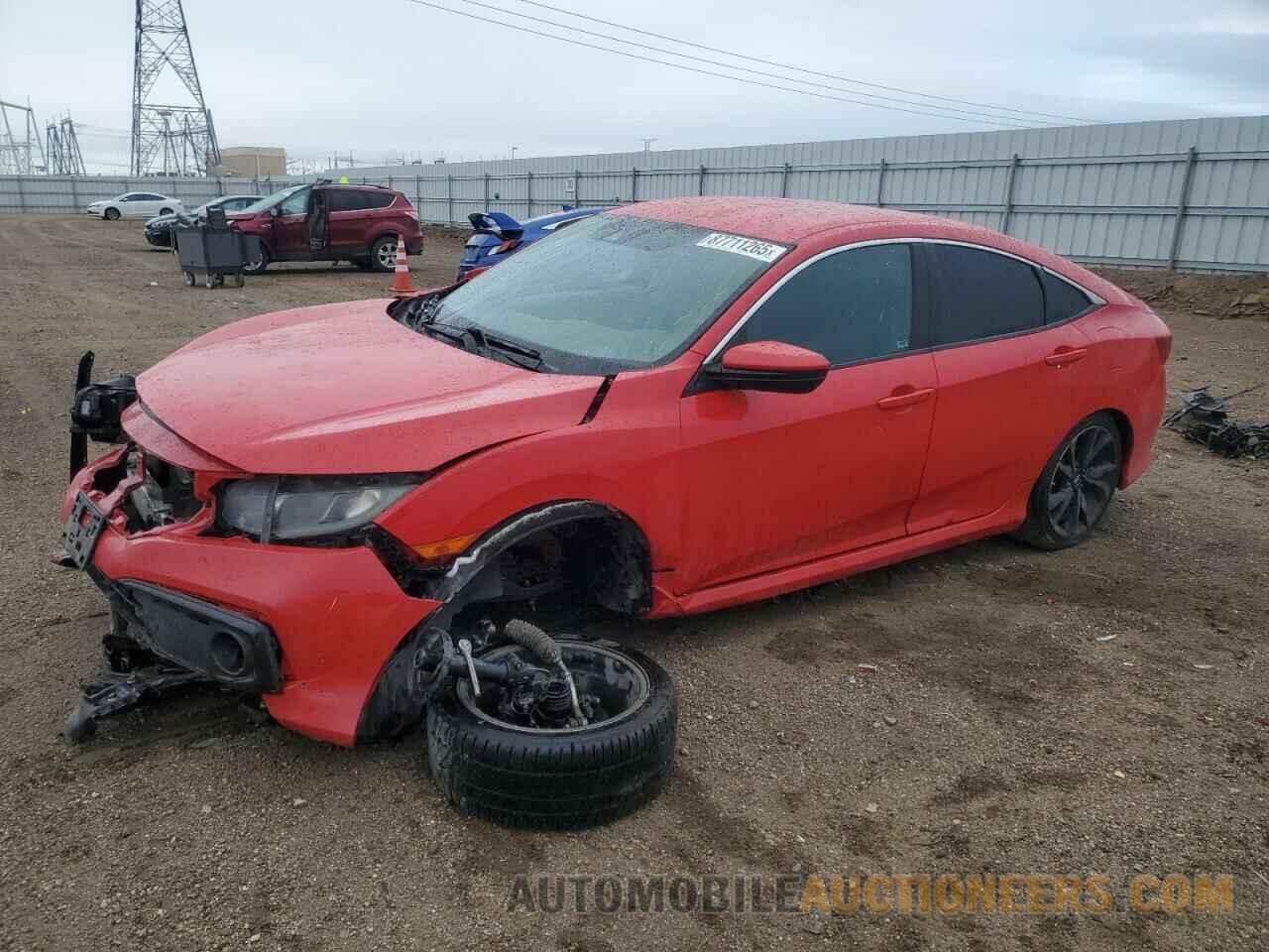 2HGFC2F82KH525703 HONDA CIVIC 2019