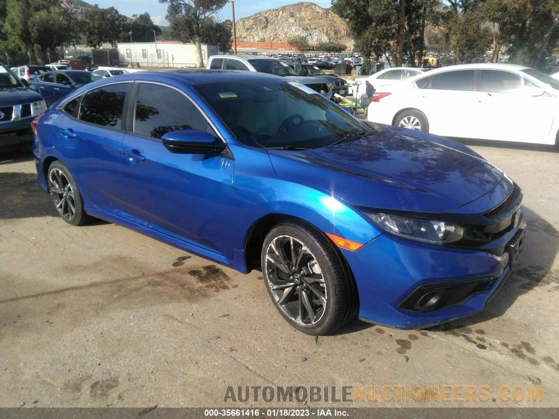 2HGFC2F82KH547684 HONDA CIVIC SEDAN 2019