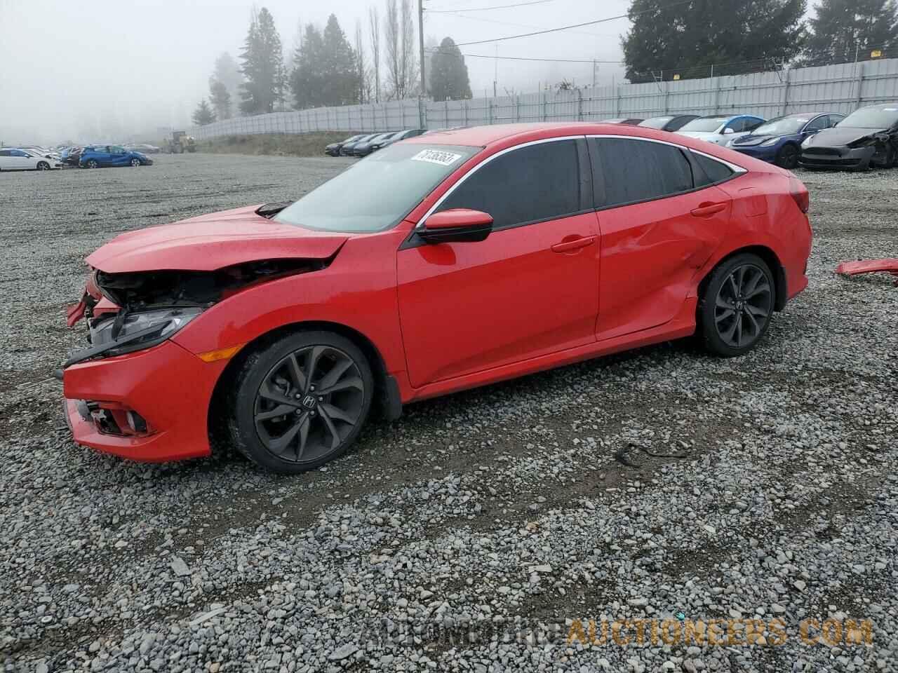 2HGFC2F82KH601968 HONDA CIVIC 2019