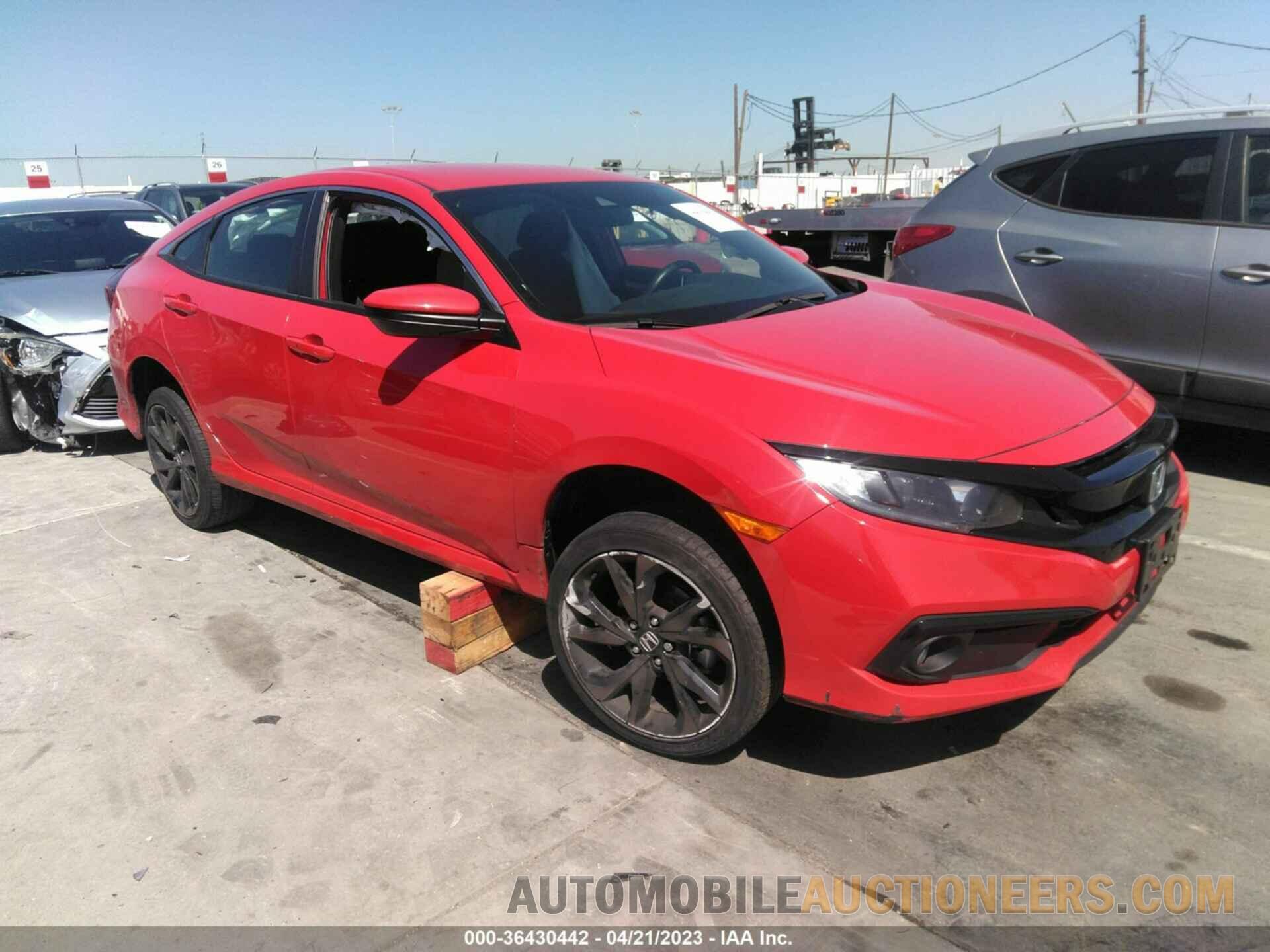 2HGFC2F83KH501331 HONDA CIVIC SEDAN 2019