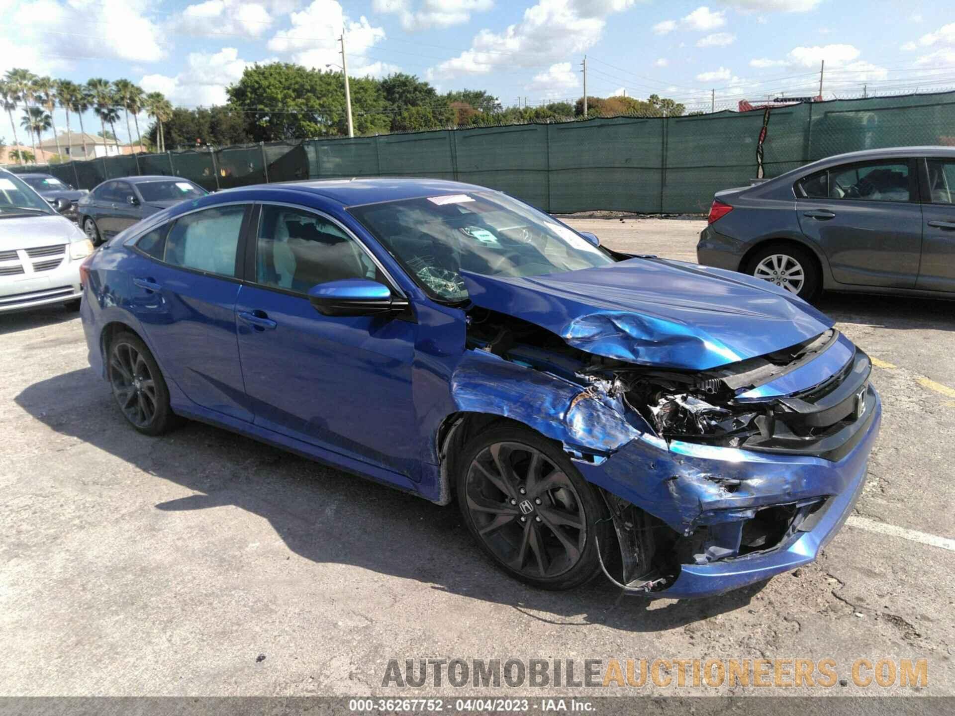 2HGFC2F83LH596250 HONDA CIVIC SEDAN 2020