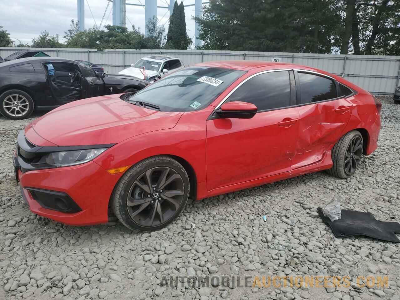 2HGFC2F83MH508007 HONDA CIVIC 2021