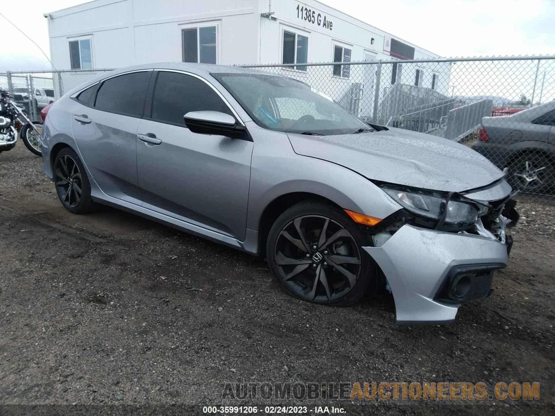 2HGFC2F84KH553647 HONDA CIVIC SEDAN 2019