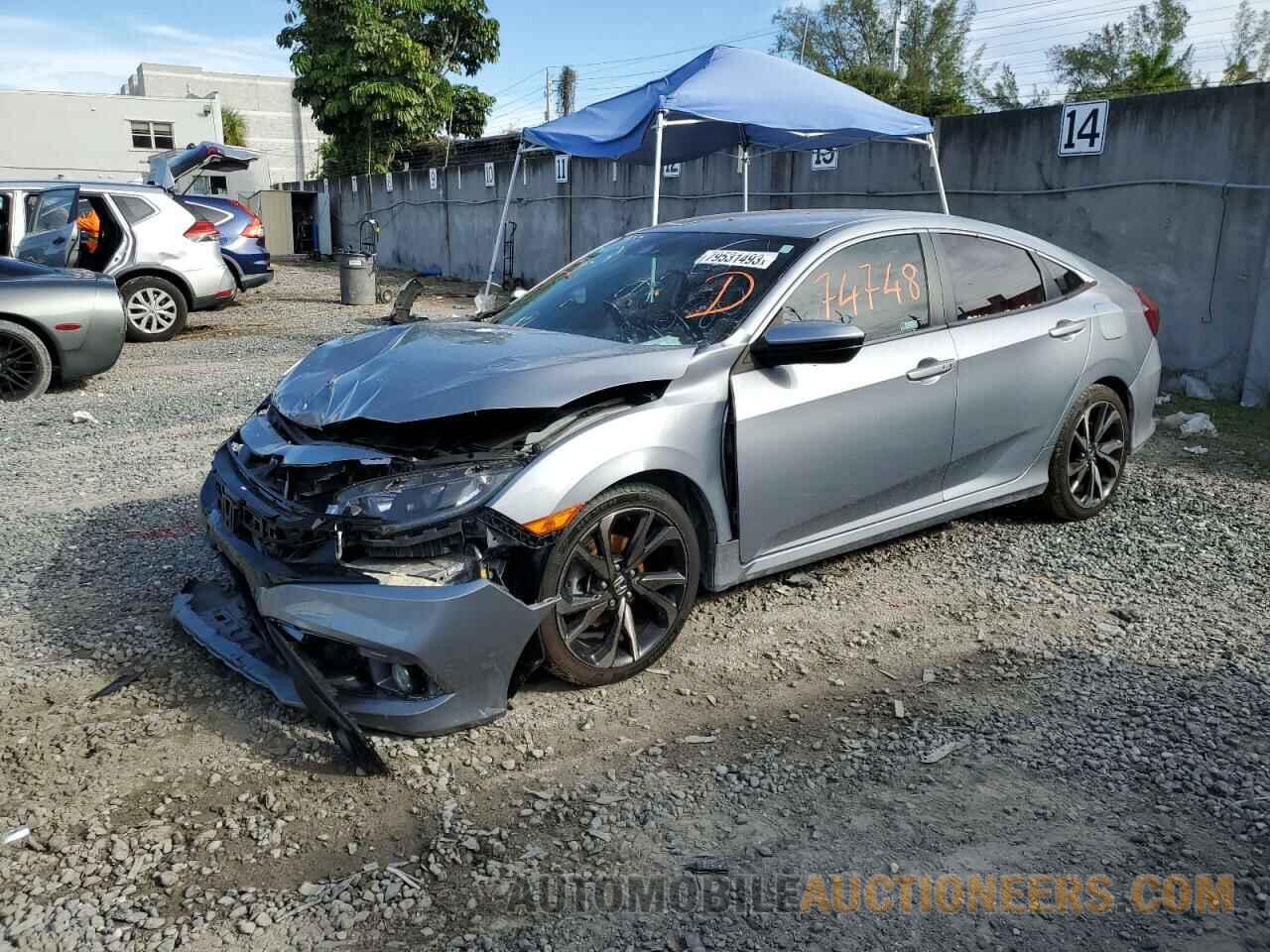 2HGFC2F84KH581920 HONDA CIVIC 2019