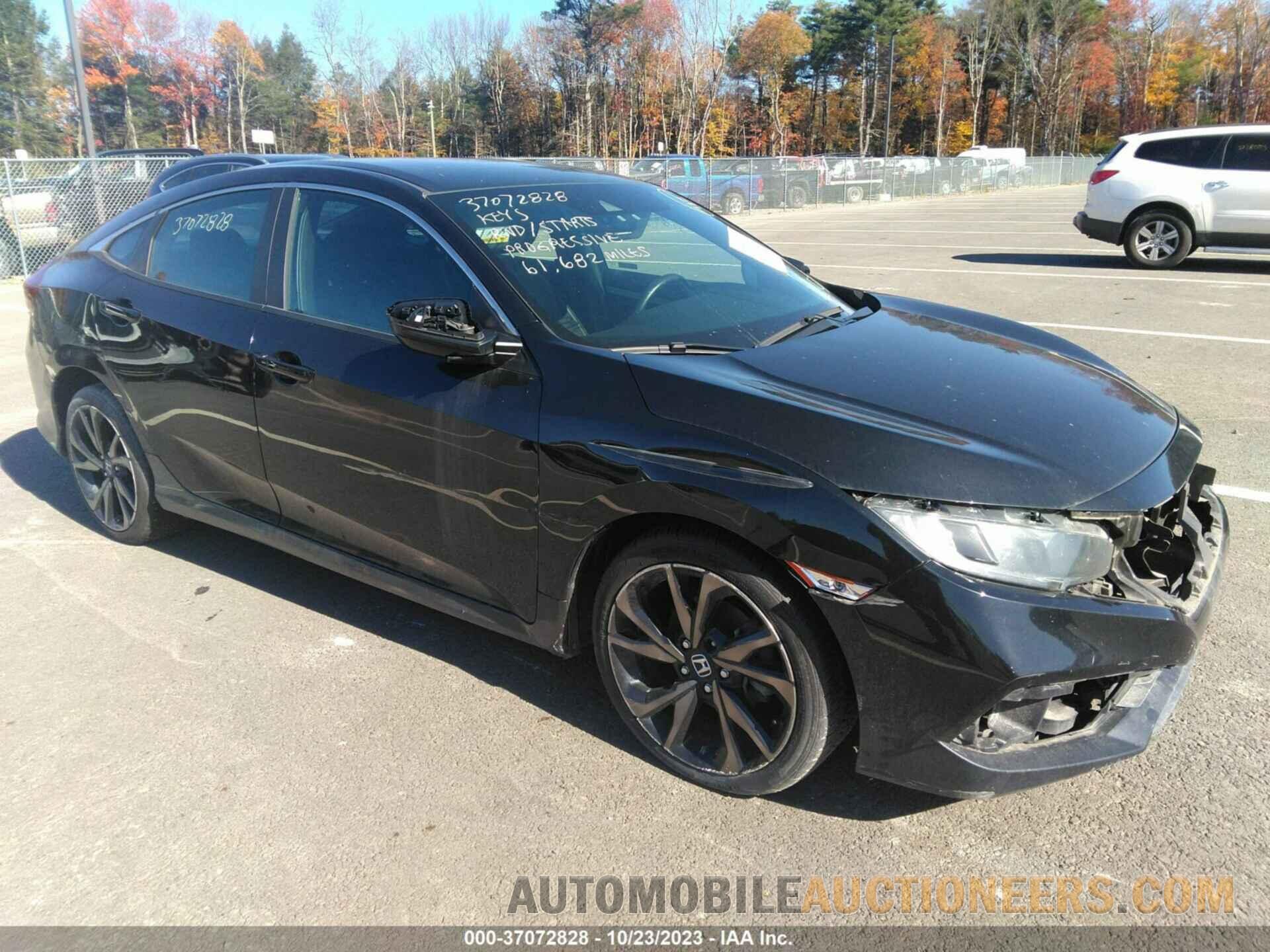 2HGFC2F85KH573339 HONDA CIVIC 2019