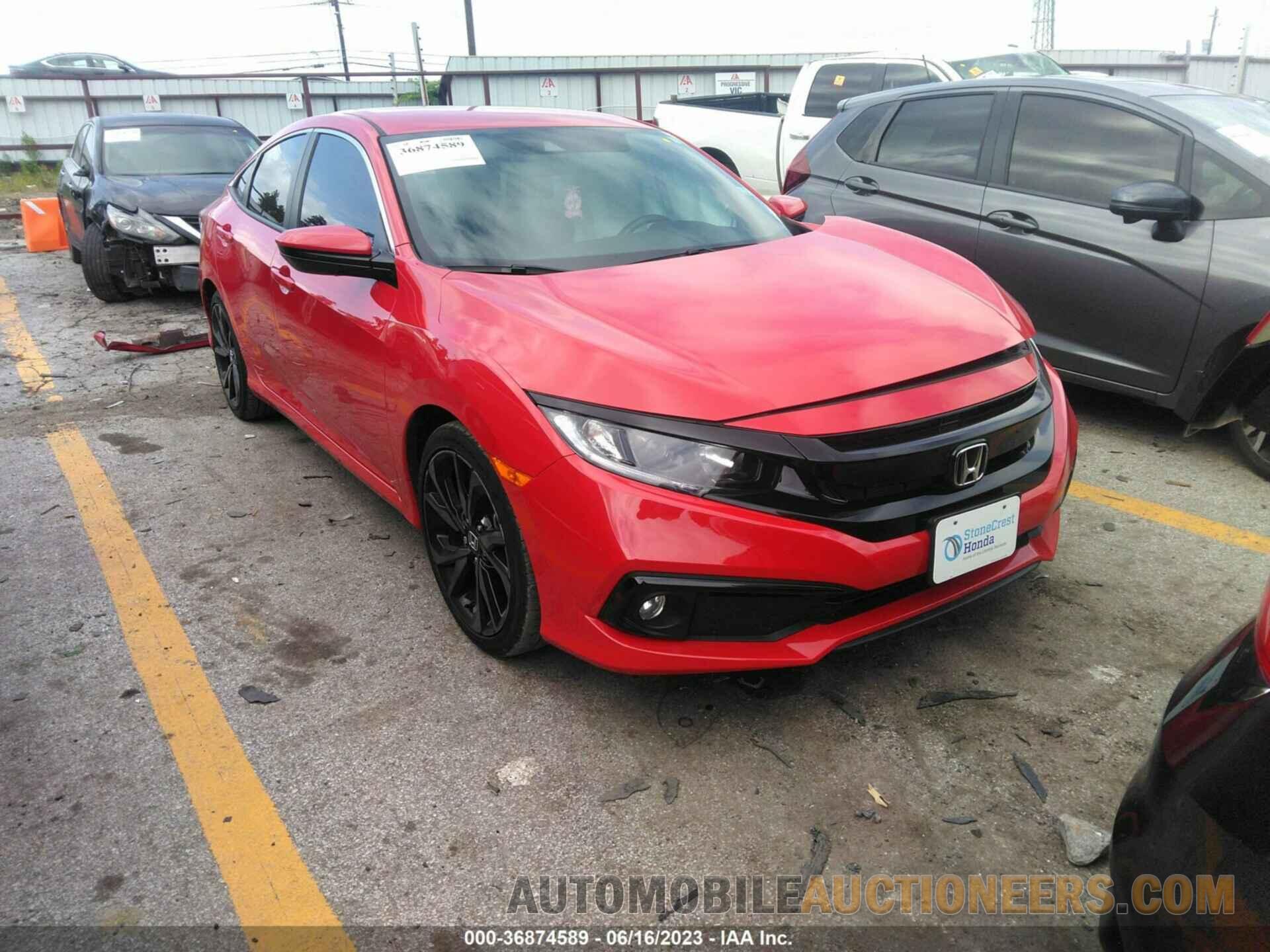 2HGFC2F85KH593123 HONDA CIVIC SEDAN 2019