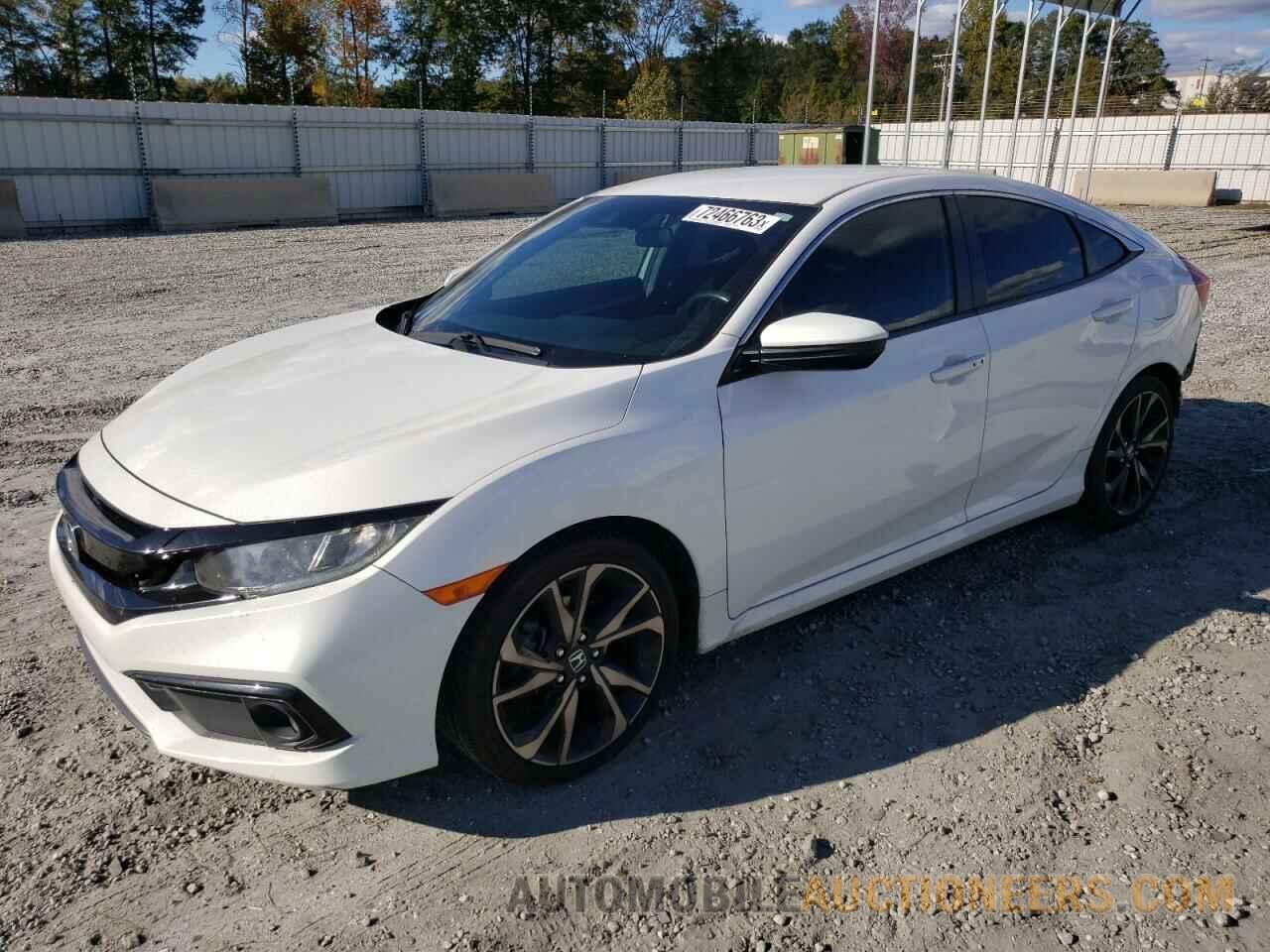 2HGFC2F86KH513277 HONDA CIVIC 2019