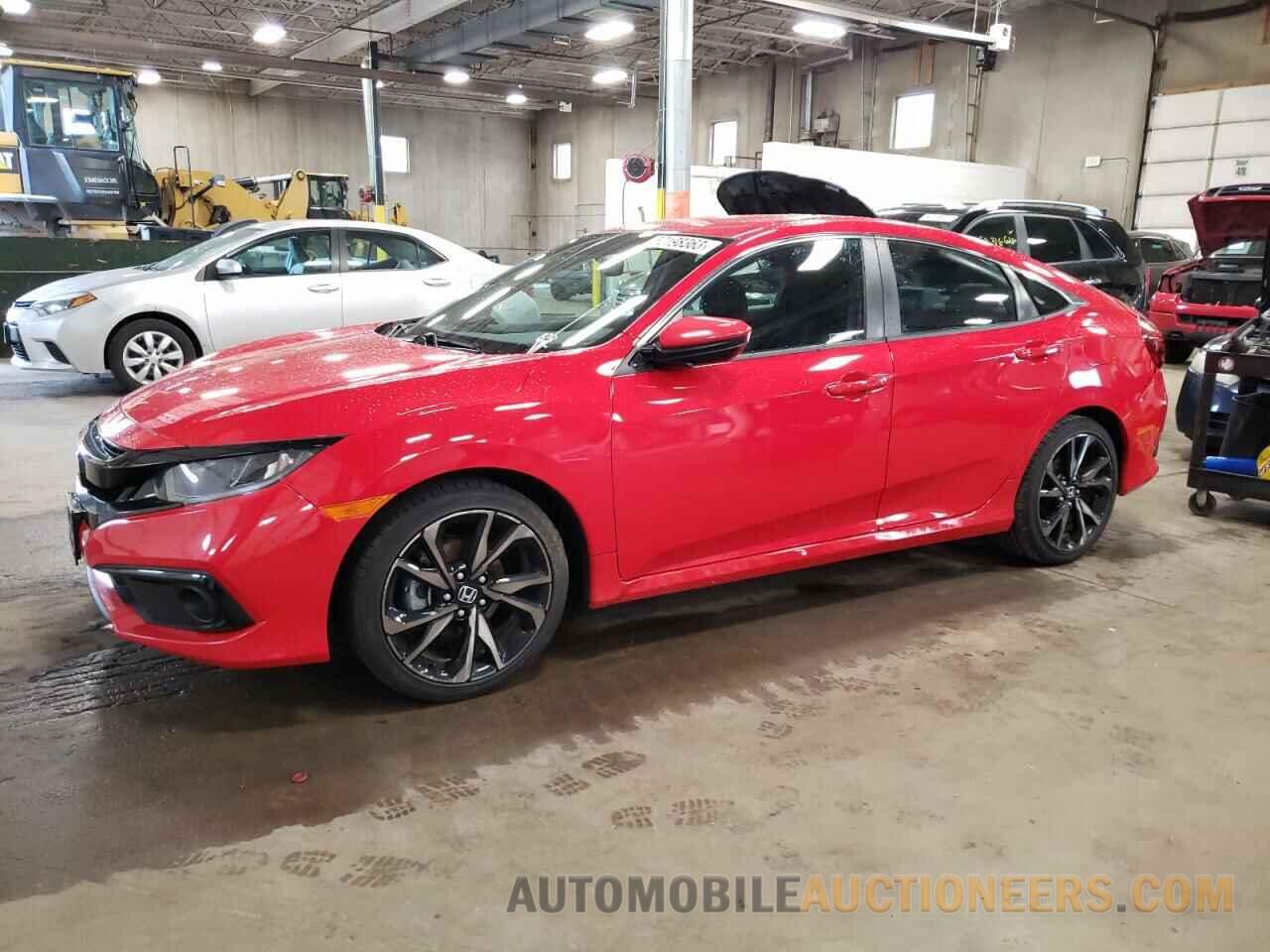 2HGFC2F86KH525980 HONDA CIVIC 2019