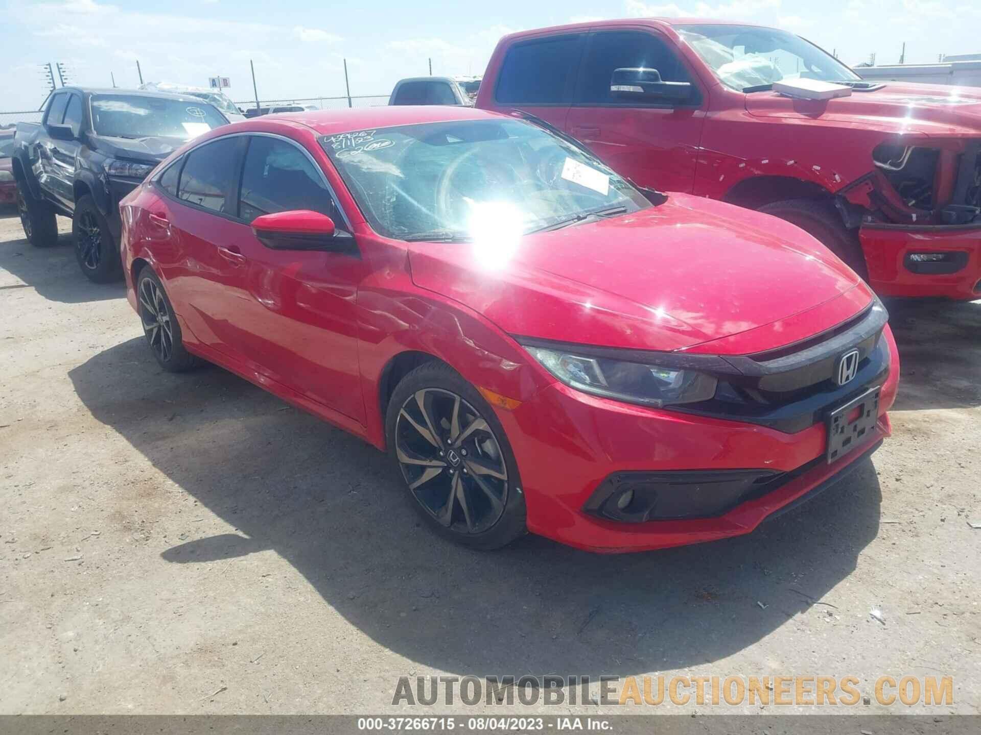 2HGFC2F86KH564262 HONDA CIVIC SEDAN 2019