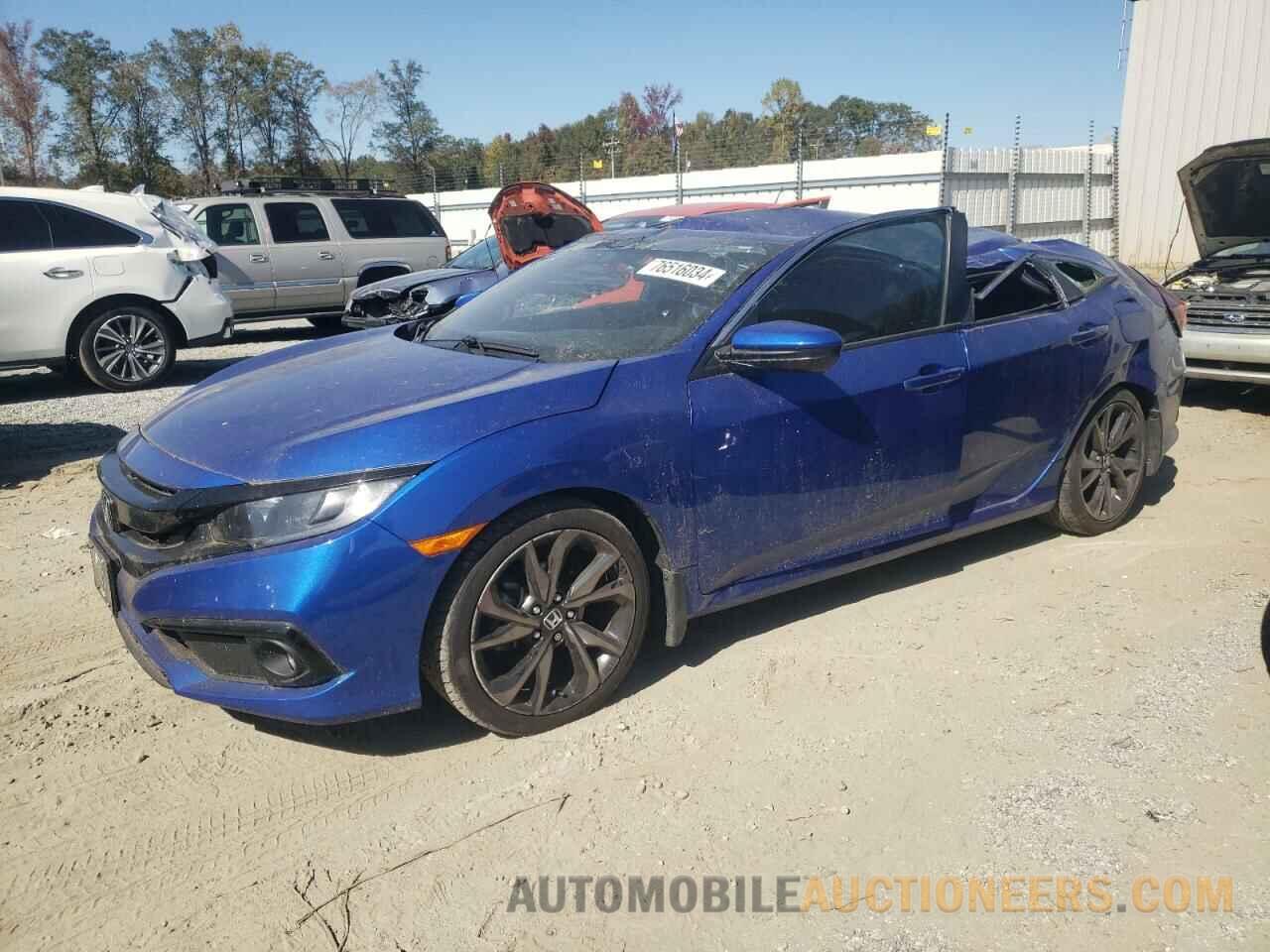 2HGFC2F86KH566545 HONDA CIVIC 2019