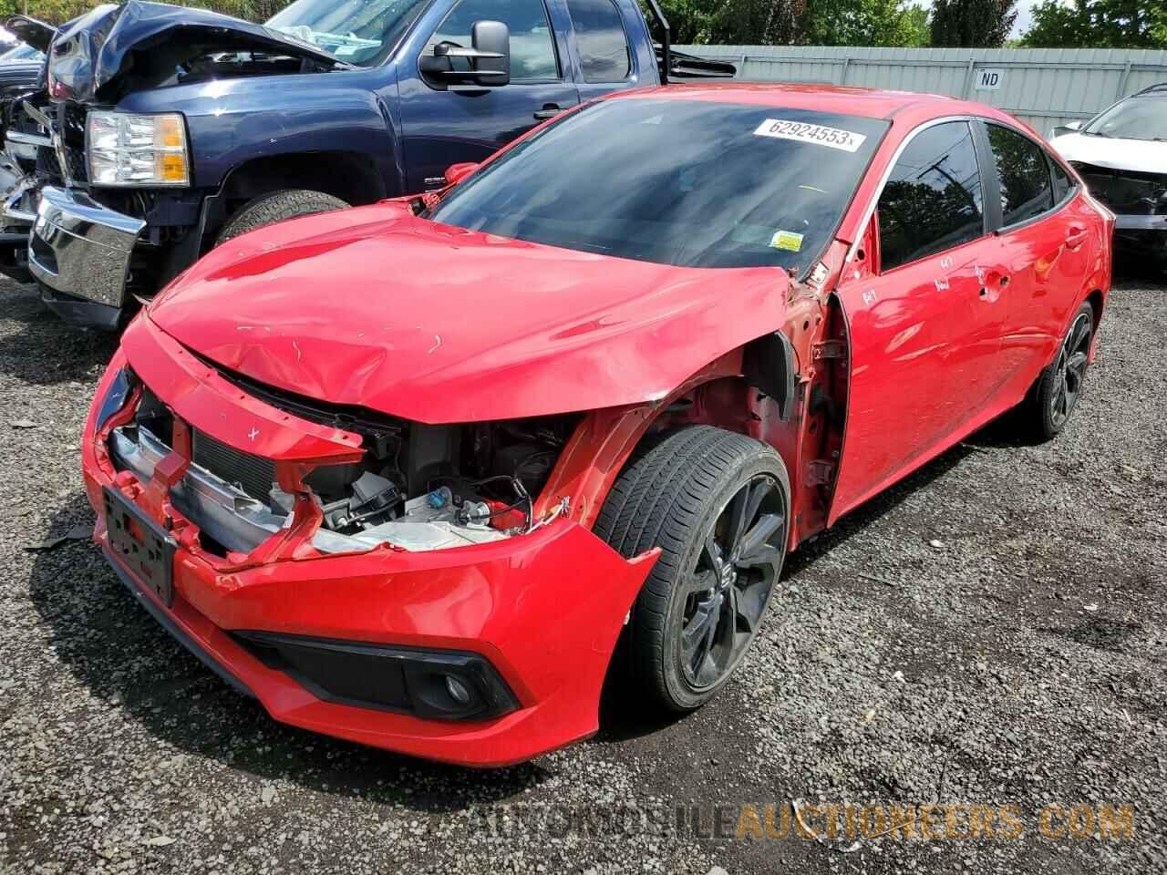 2HGFC2F86KH604212 HONDA CIVIC 2019