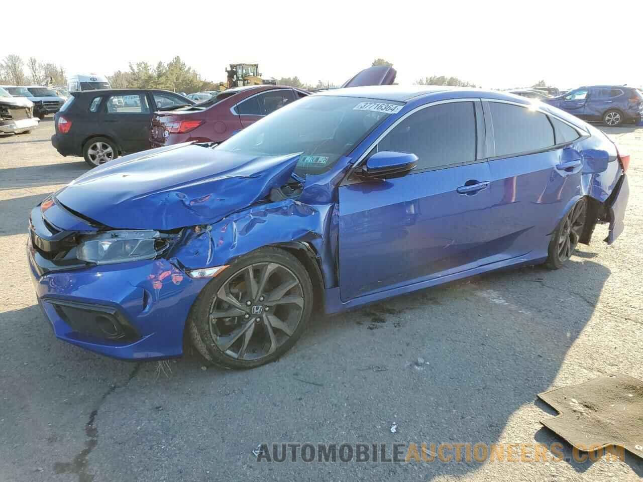 2HGFC2F86MH524122 HONDA CIVIC 2021