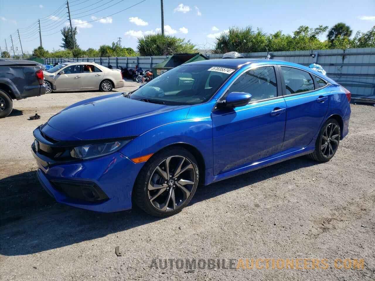 2HGFC2F86MH527506 HONDA CIVIC 2021