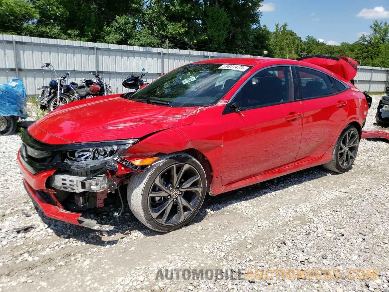 2HGFC2F86MH537095 HONDA CIVIC 2021