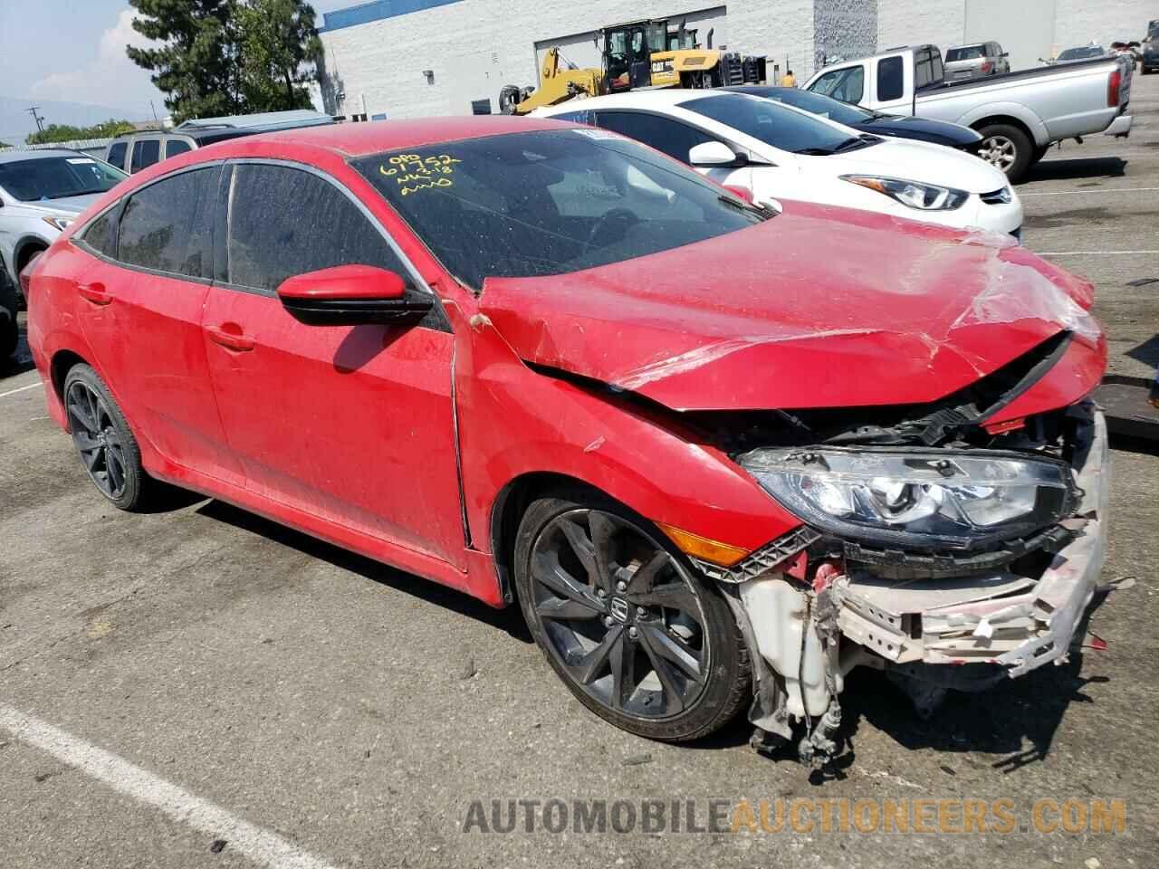 2HGFC2F87KH516589 HONDA CIVIC 2019