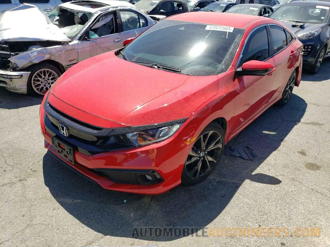 2HGFC2F87KH523834 HONDA CIVIC 2019