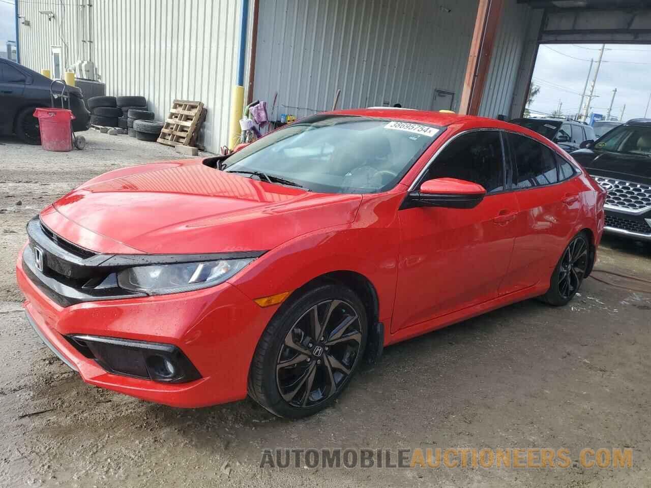 2HGFC2F87KH552542 HONDA CIVIC 2019