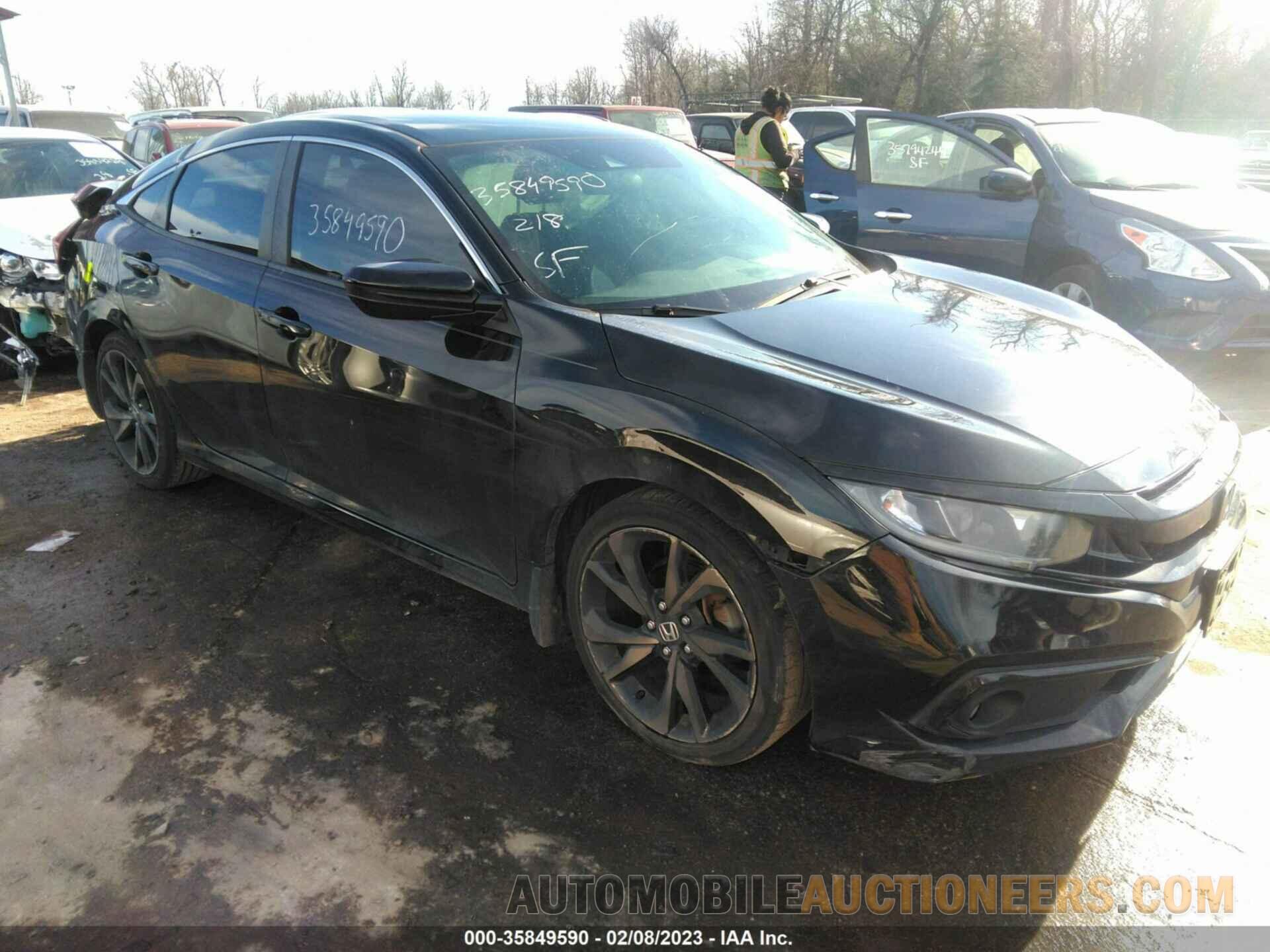 2HGFC2F88KH506377 HONDA CIVIC SEDAN 2019