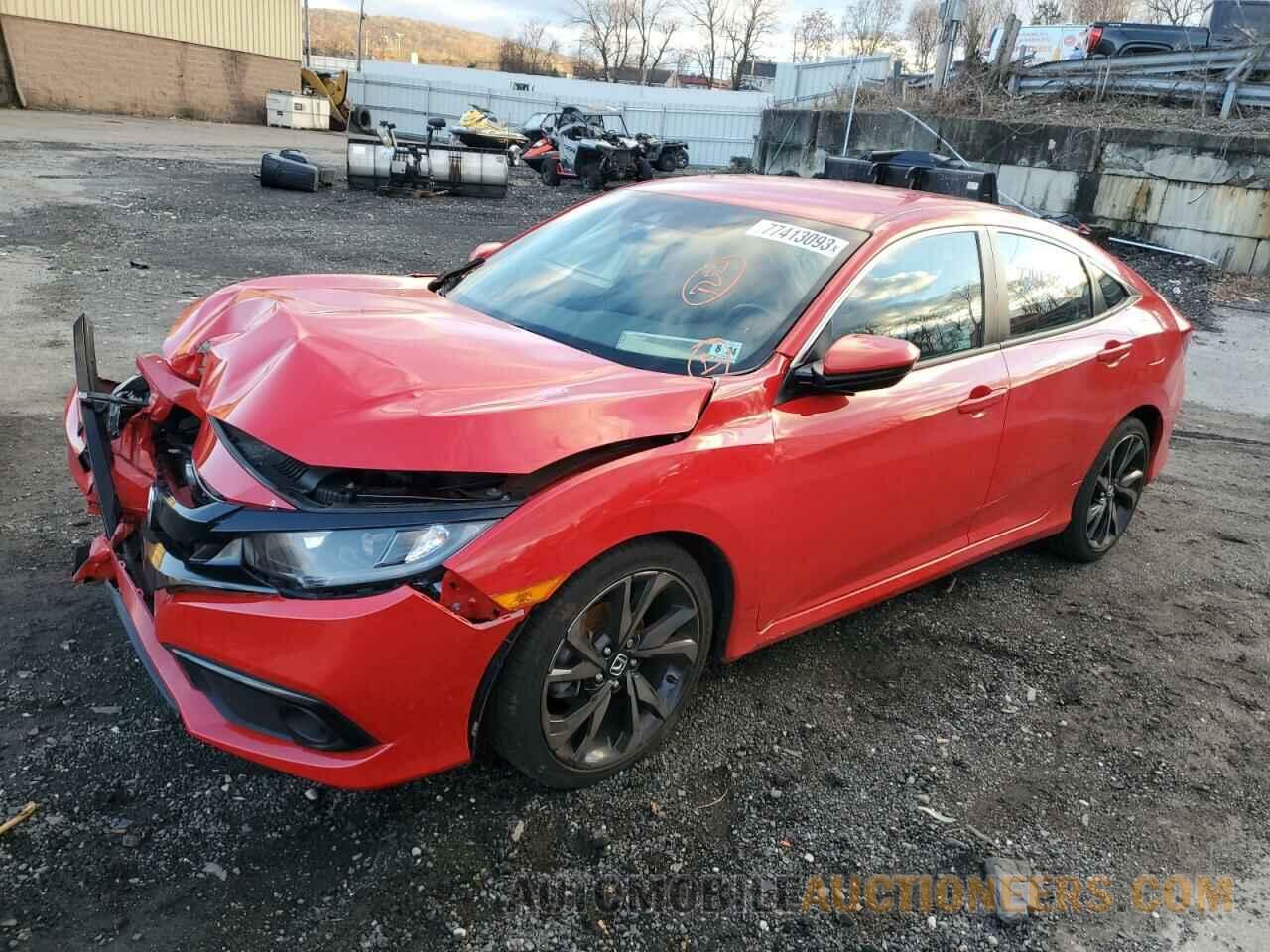 2HGFC2F88KH524541 HONDA CIVIC 2019