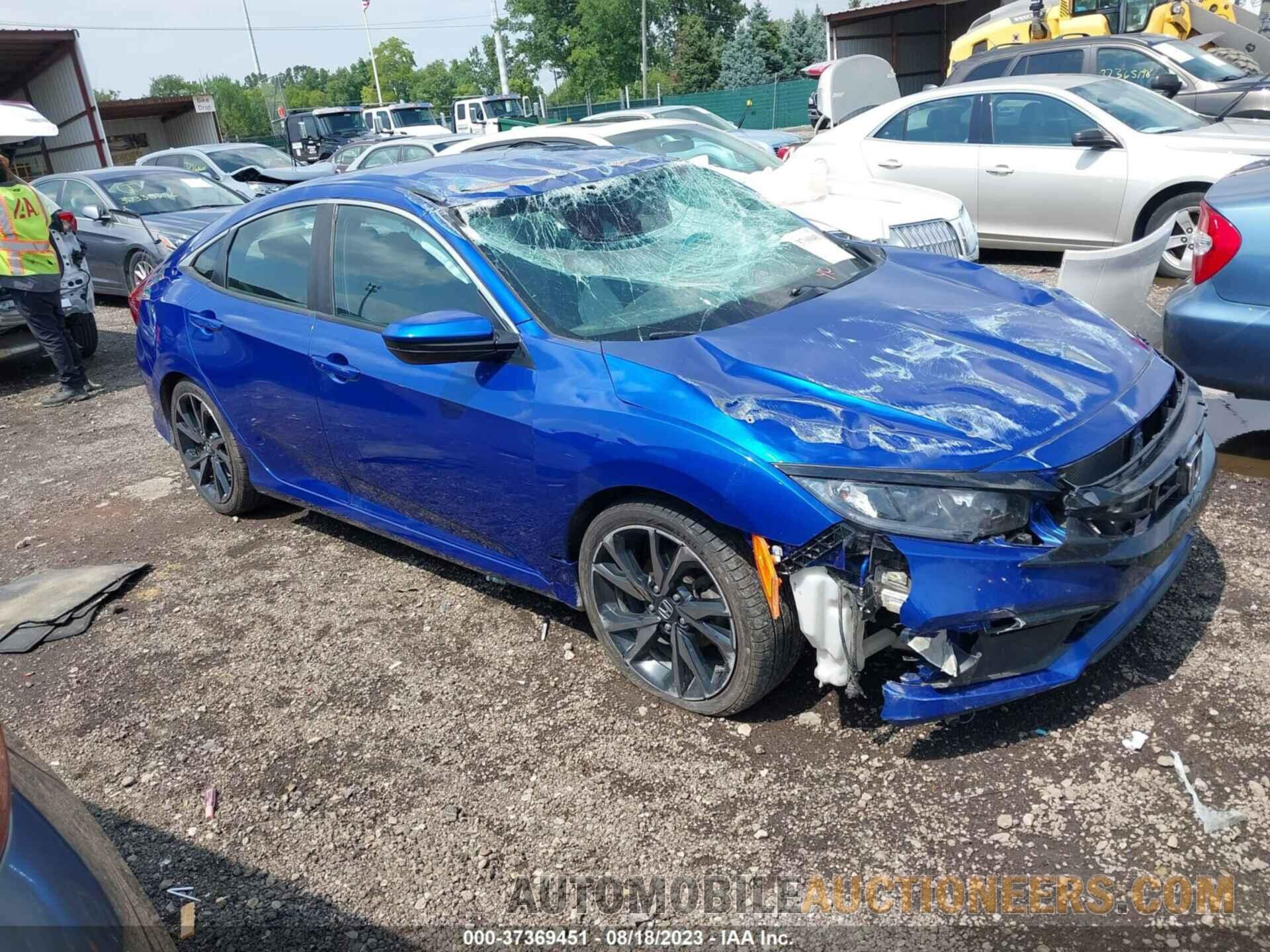 2HGFC2F88KH600128 HONDA CIVIC SEDAN 2019