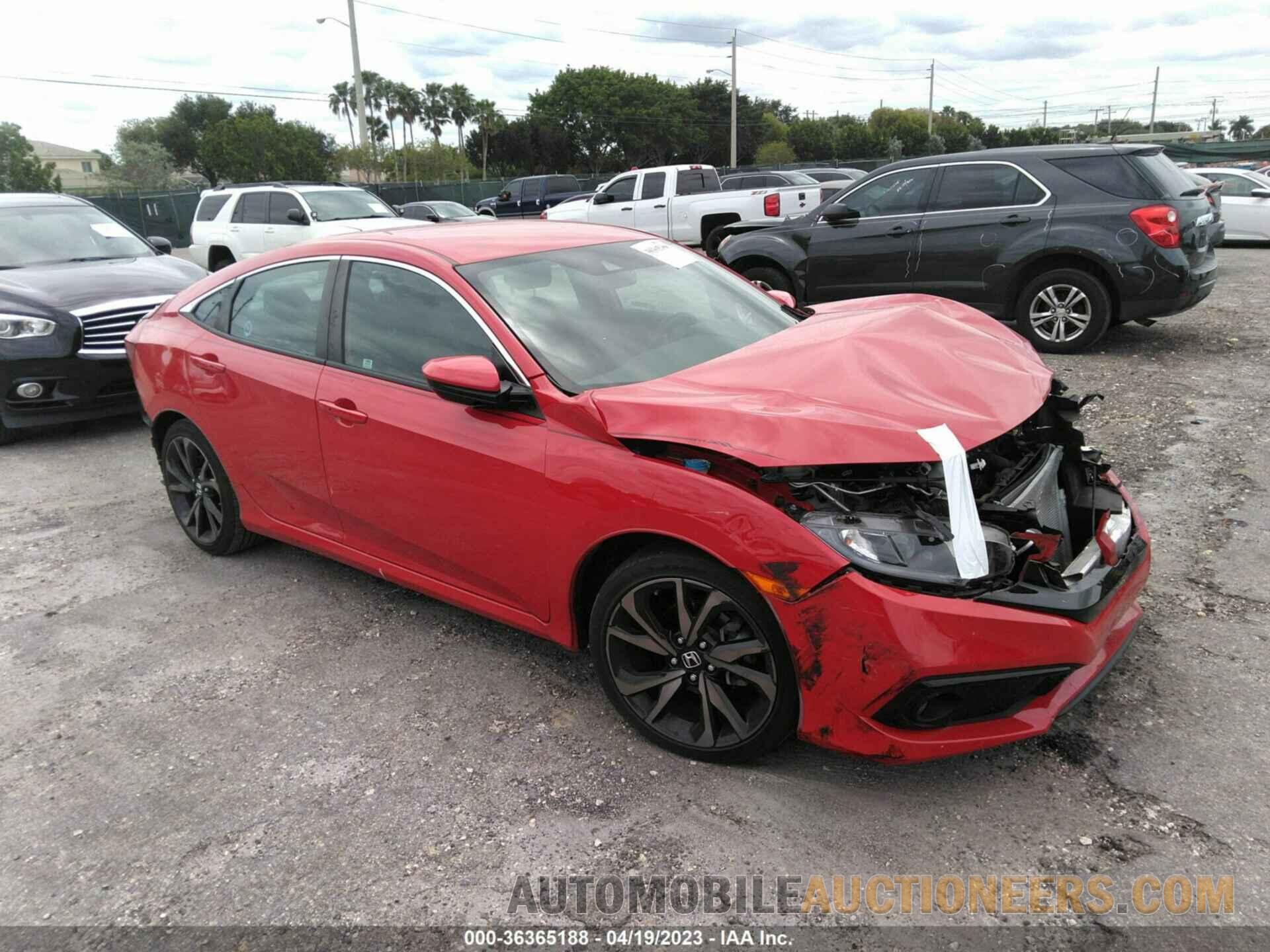 2HGFC2F89KH588314 HONDA CIVIC SEDAN 2019