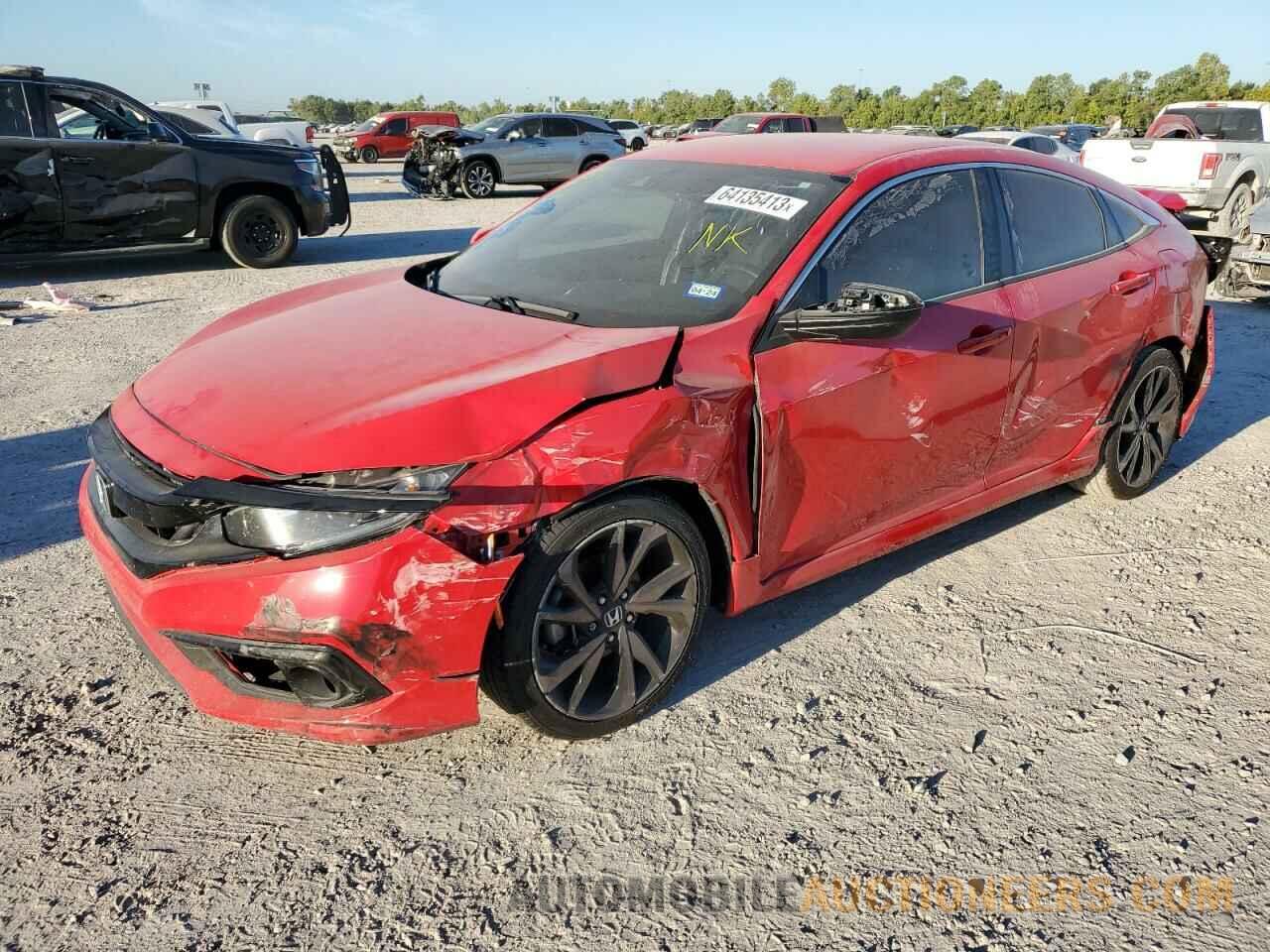 2HGFC2F89LH564676 HONDA CIVIC 2020