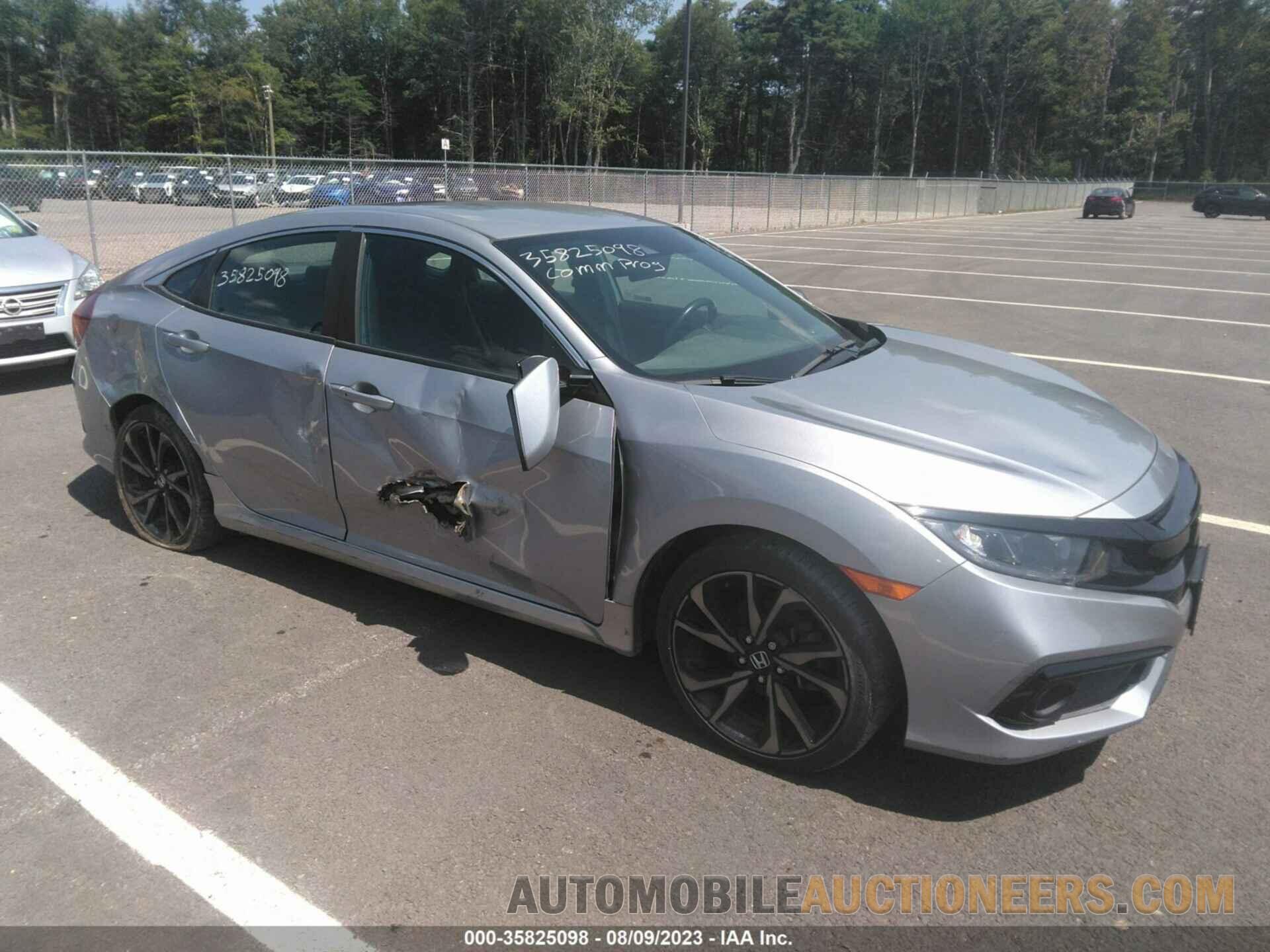 2HGFC2F8XKH601278 HONDA CIVIC SEDAN 2019