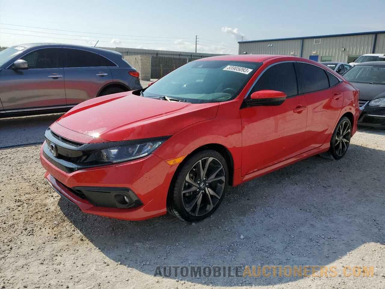 2HGFC2F8XMH533261 HONDA CIVIC 2021