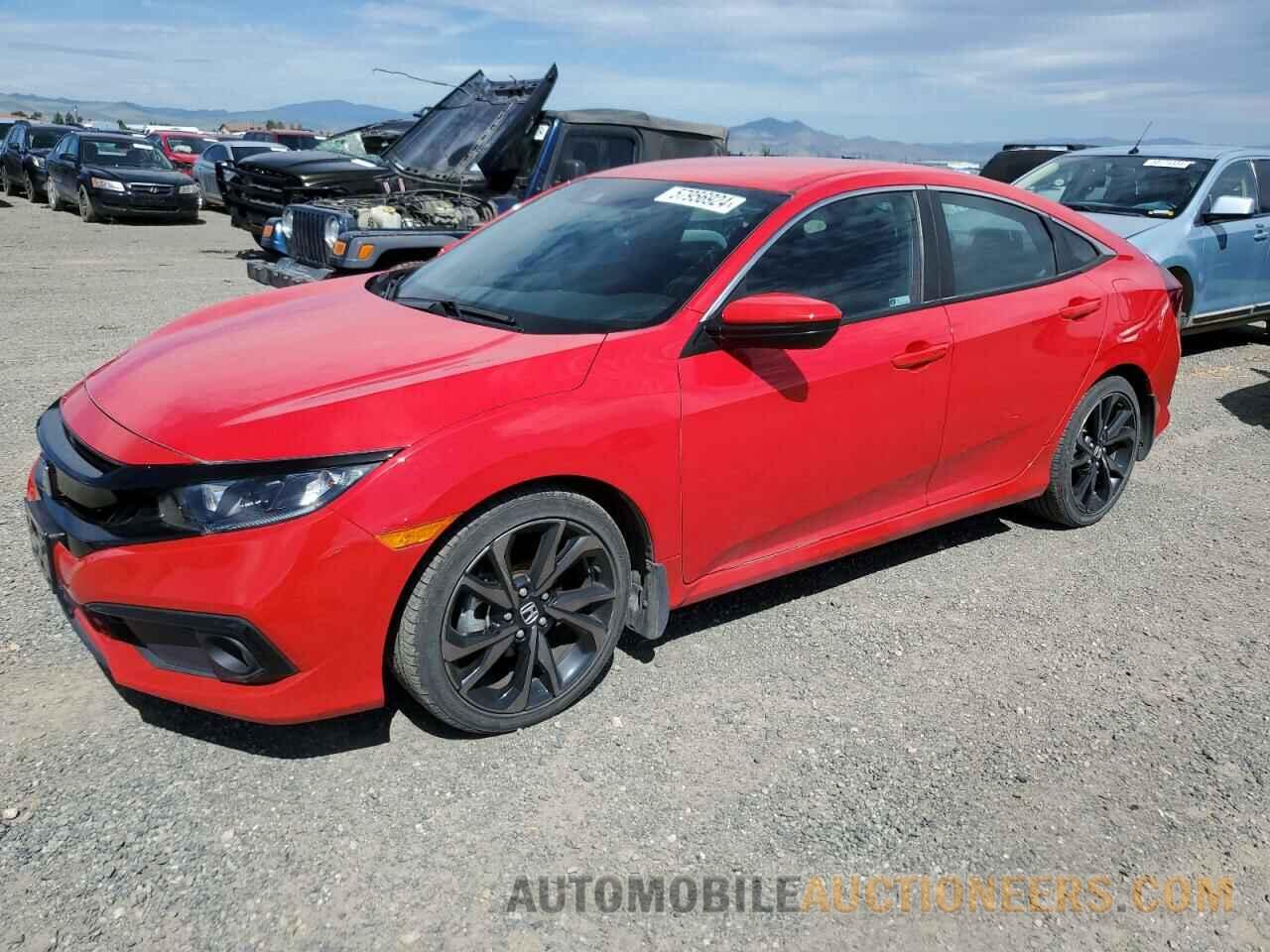 2HGFC2F8XMH545460 HONDA CIVIC 2021