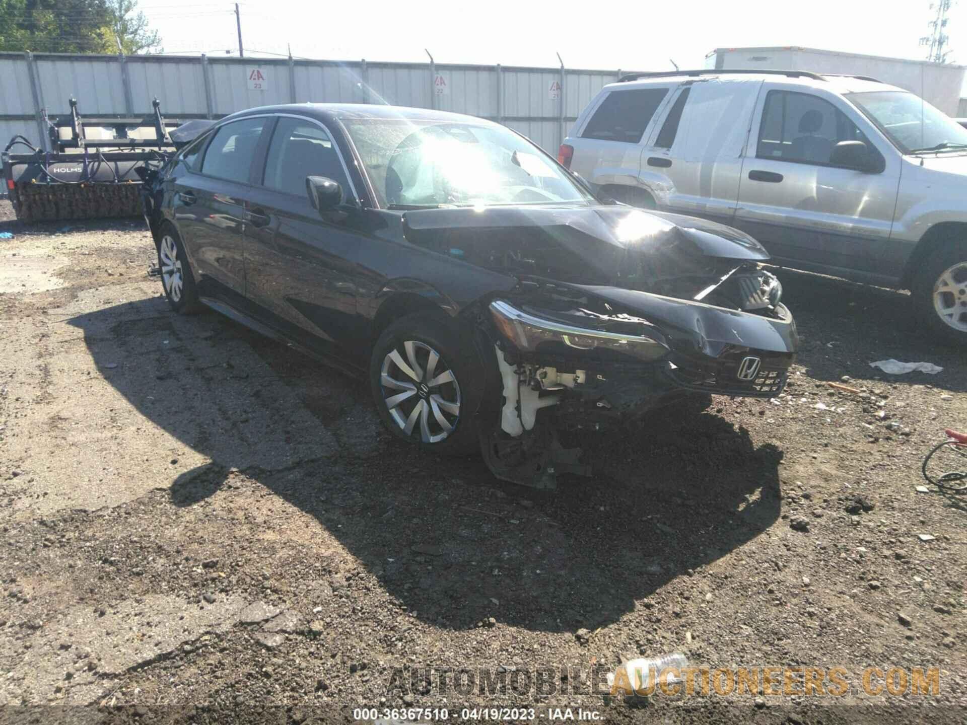 2HGFE2F21NH509017 HONDA CIVIC SEDAN 2022