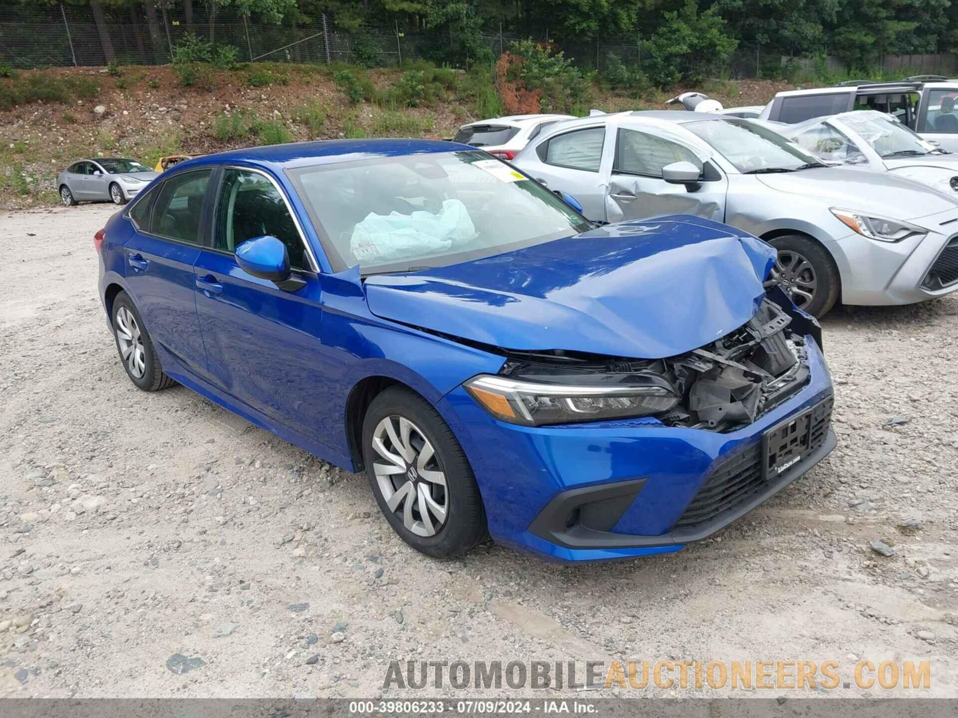 2HGFE2F25NH539864 HONDA CIVIC 2022