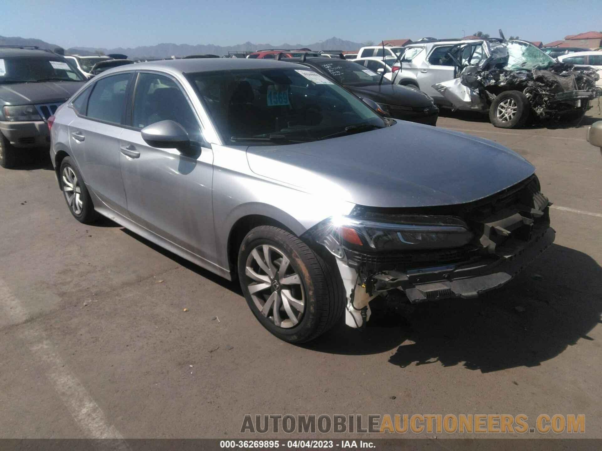 2HGFE2F2XNH545403 HONDA CIVIC SEDAN 2022