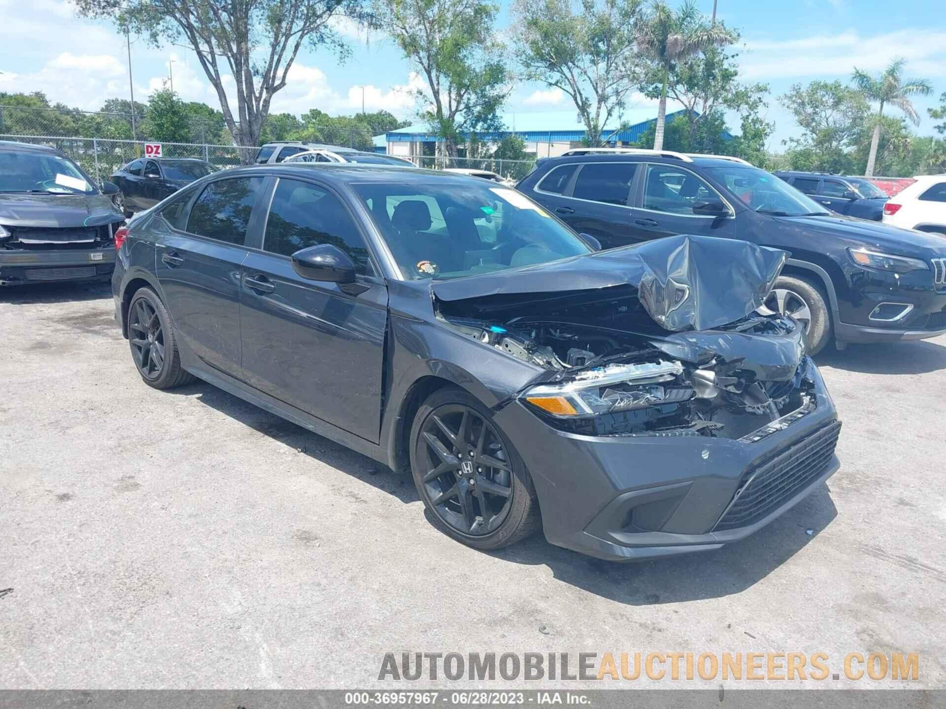 2HGFE2F50NH596743 HONDA CIVIC SEDAN 2022