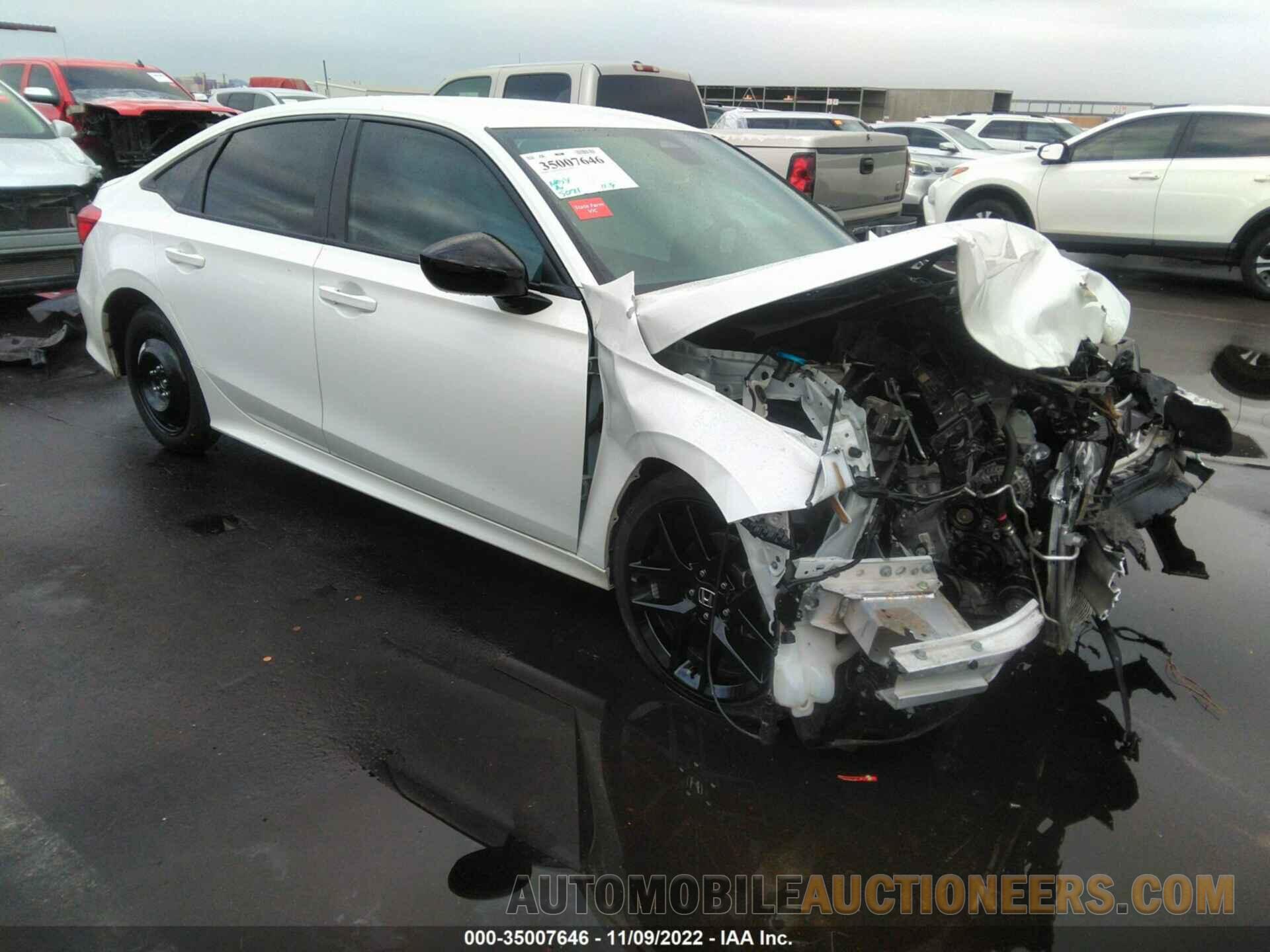 2HGFE2F53NH563087 HONDA CIVIC SEDAN 2022