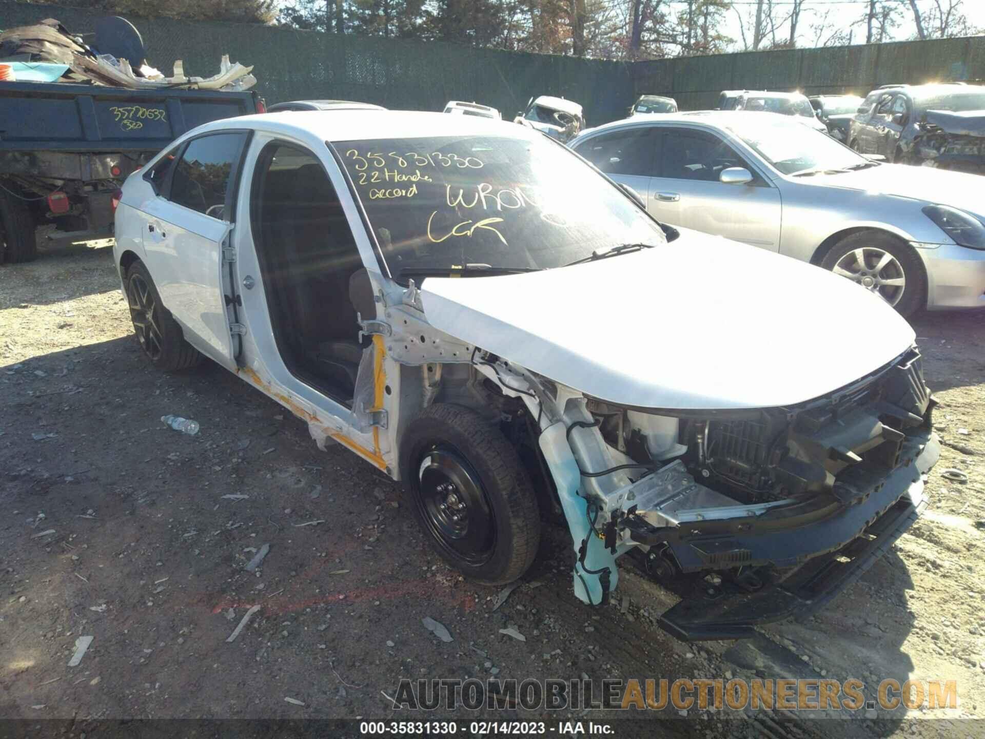 2HGFE2F57NH596920 HONDA CIVIC SEDAN 2022