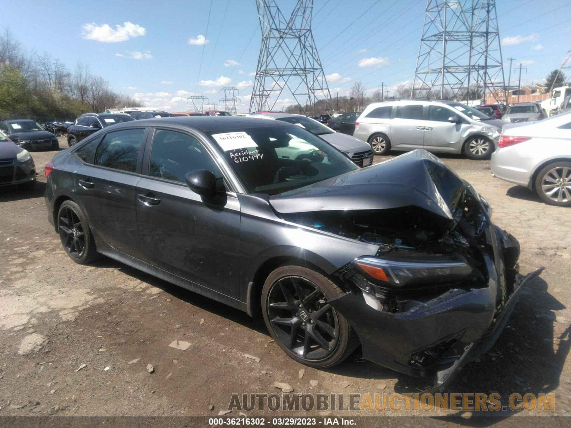 2HGFE2F57NH610444 HONDA CIVIC SEDAN 2022